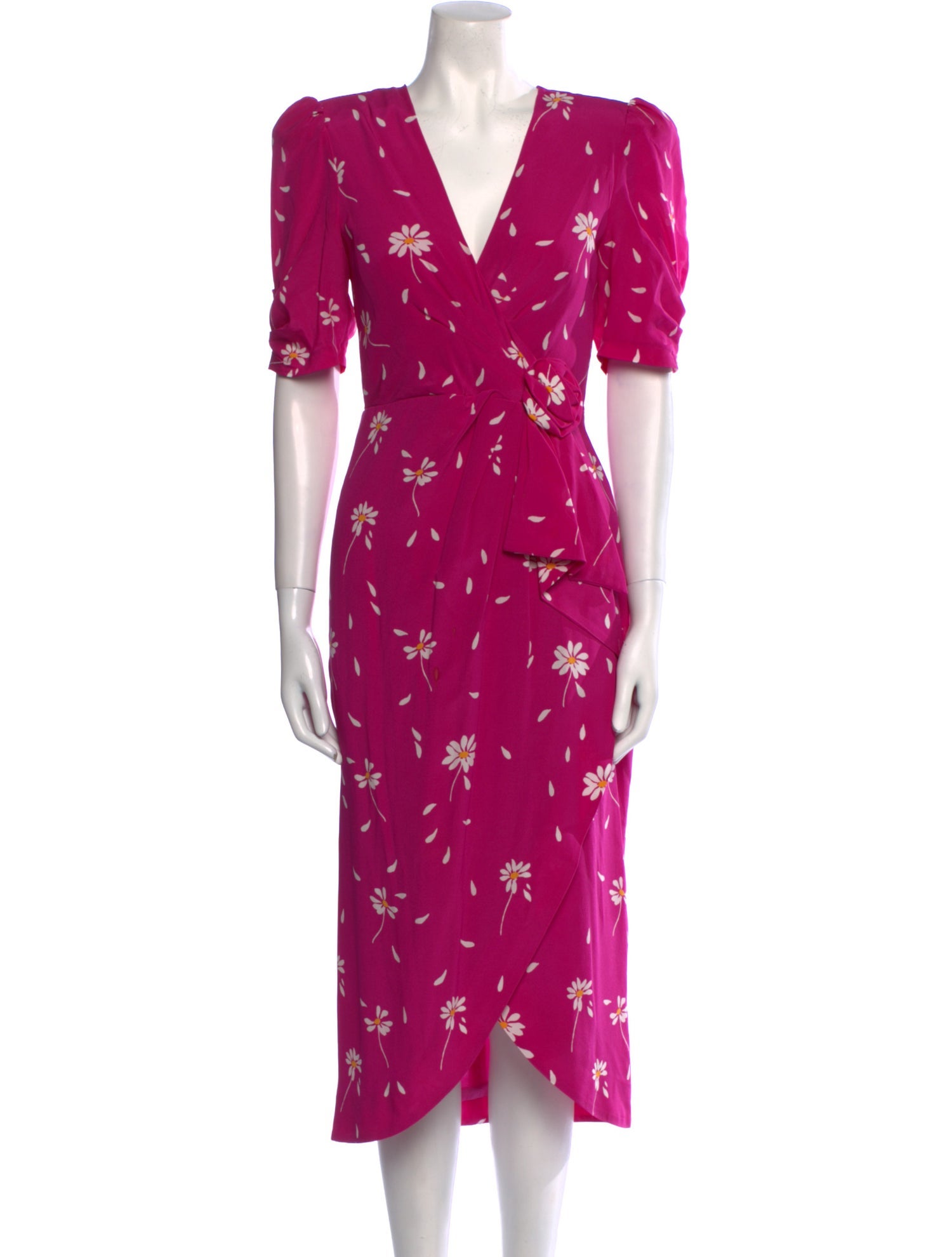 Alessandra Rich Silk Long Dress