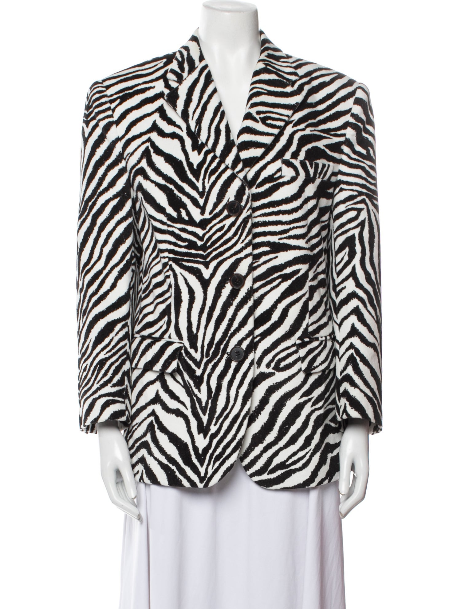 Alessandra Rich Animal Print Blazer
