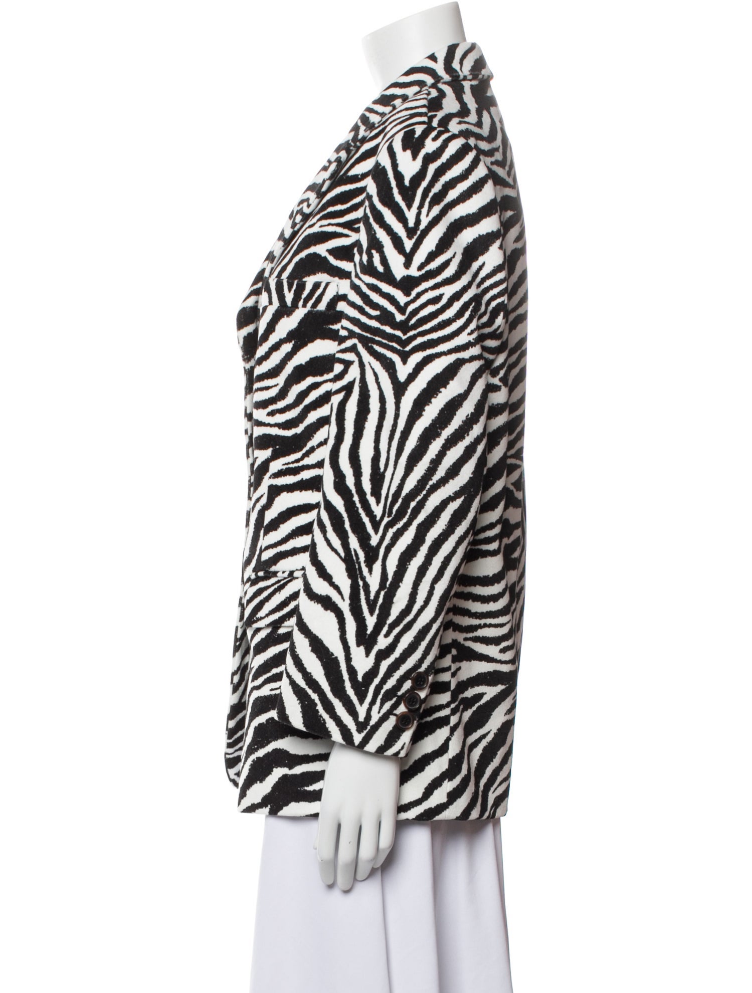Alessandra Rich Animal Print Blazer