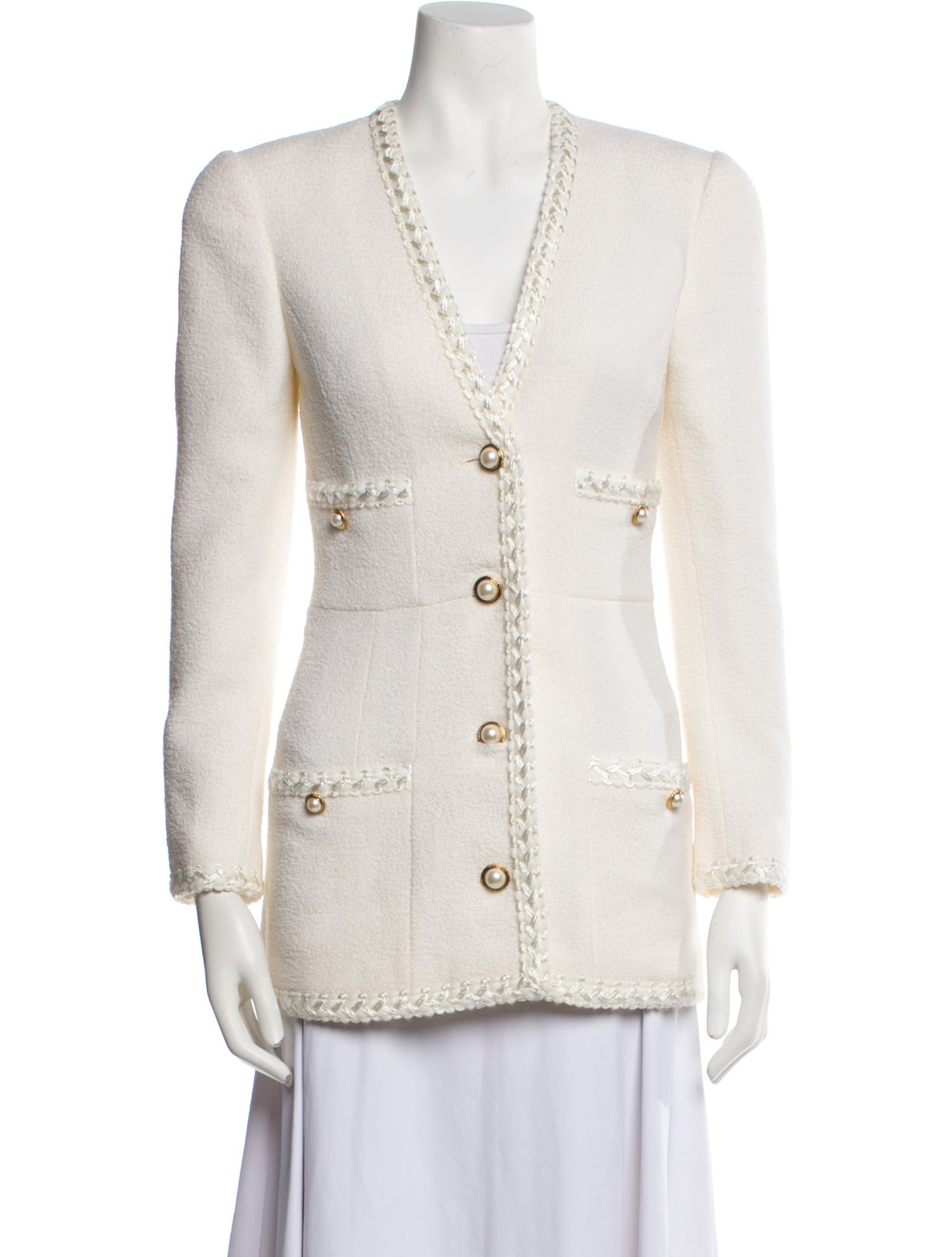Alessandra Rich Fleece Blazer