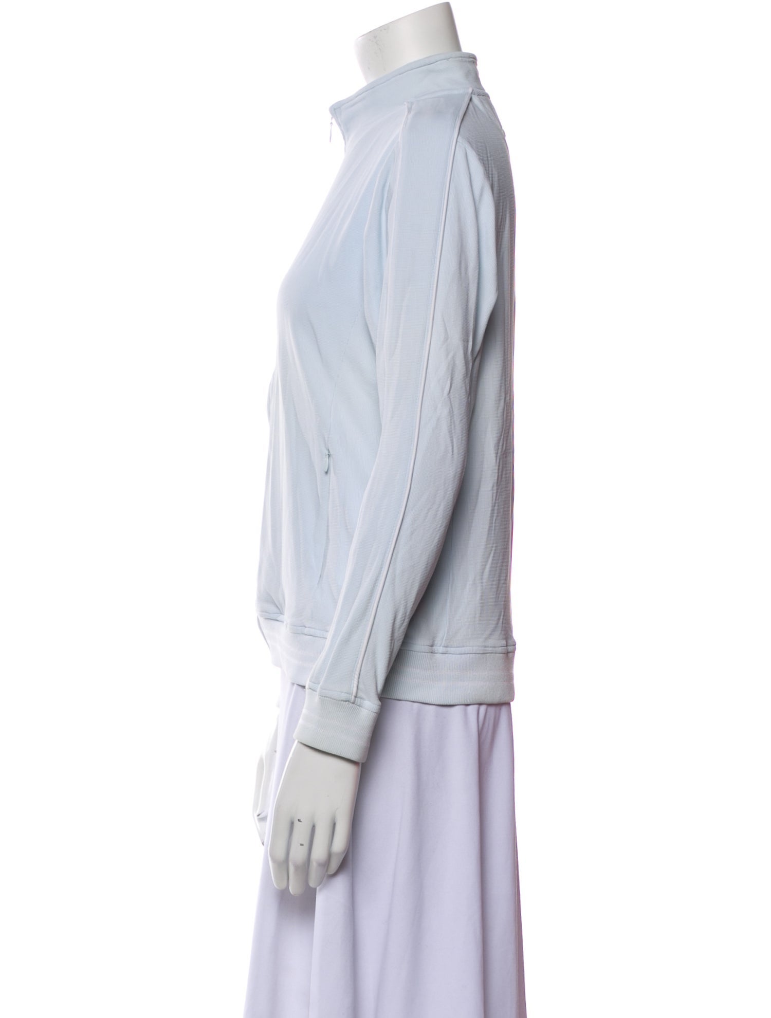 Burberry Golf Nylon Mock Neck Sweater