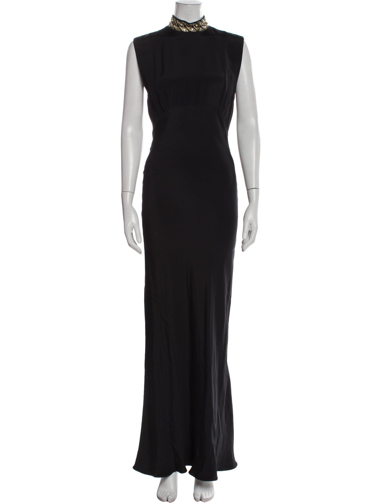 Alessandra Rich Silk Long Dress