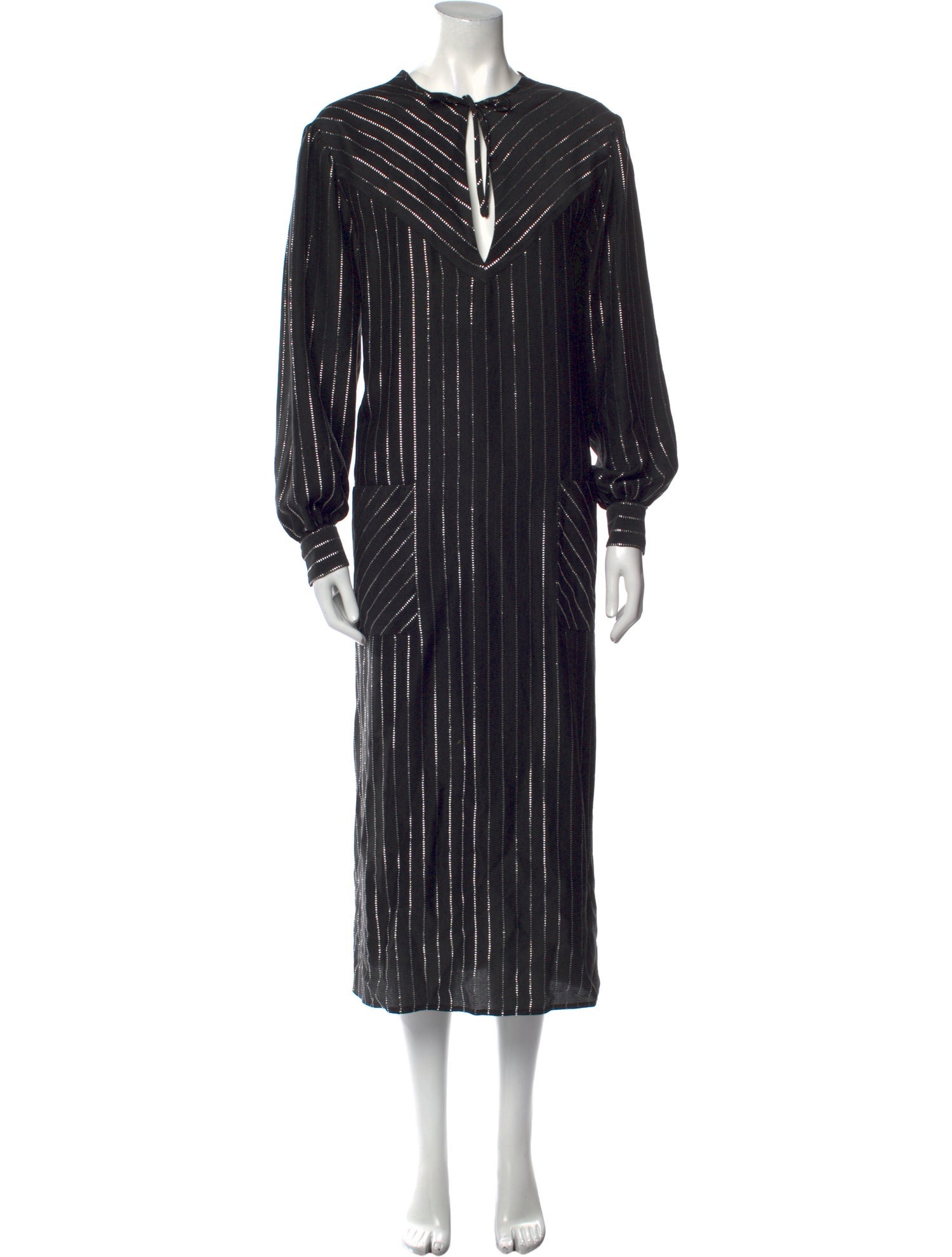 Alessandra Rich Silk Long Dress