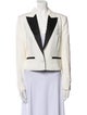 Alessandra Rich Colorblock Pattern Blazer