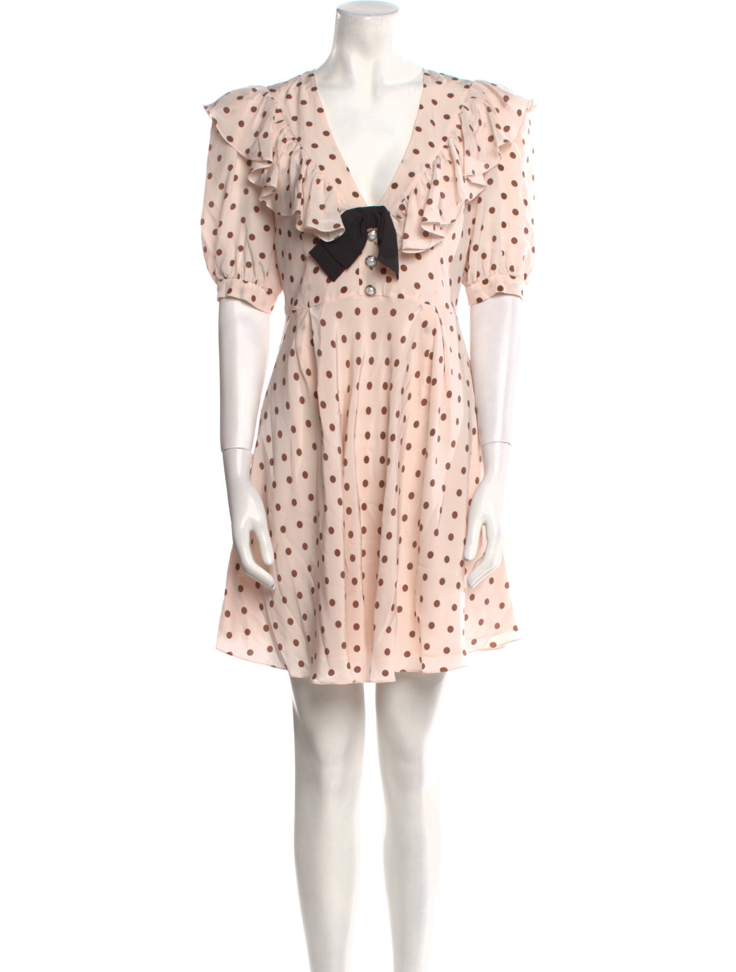 Alessandra Rich Silk Mini Dress