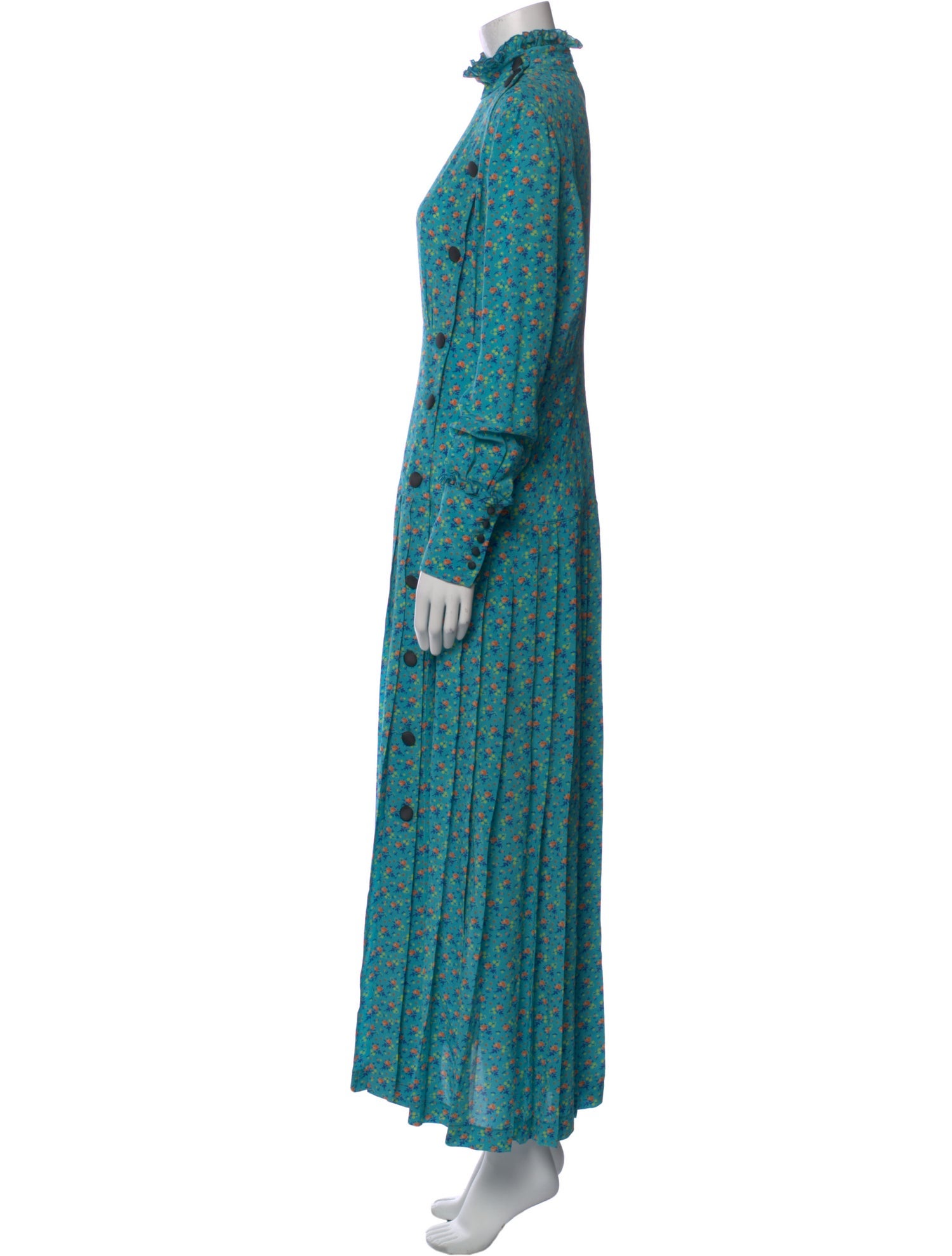Alessandra Rich Silk Long Dress