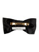 Alessandra Rich Satin Heart Embellished Hair Bow