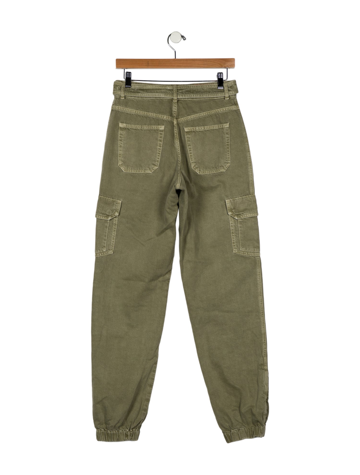 Alessandra Rich High-Rise Straight Leg Jeans