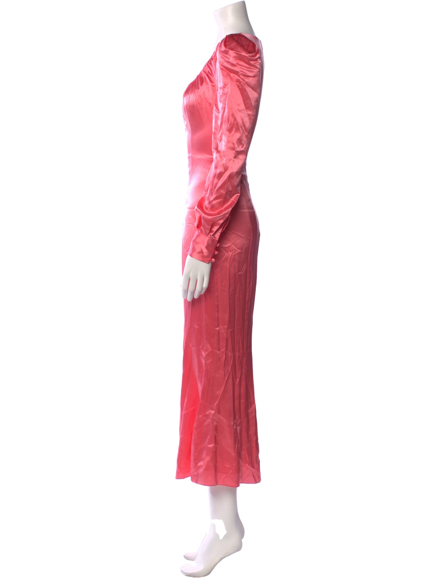 Alessandra Rich Silk Long Dress