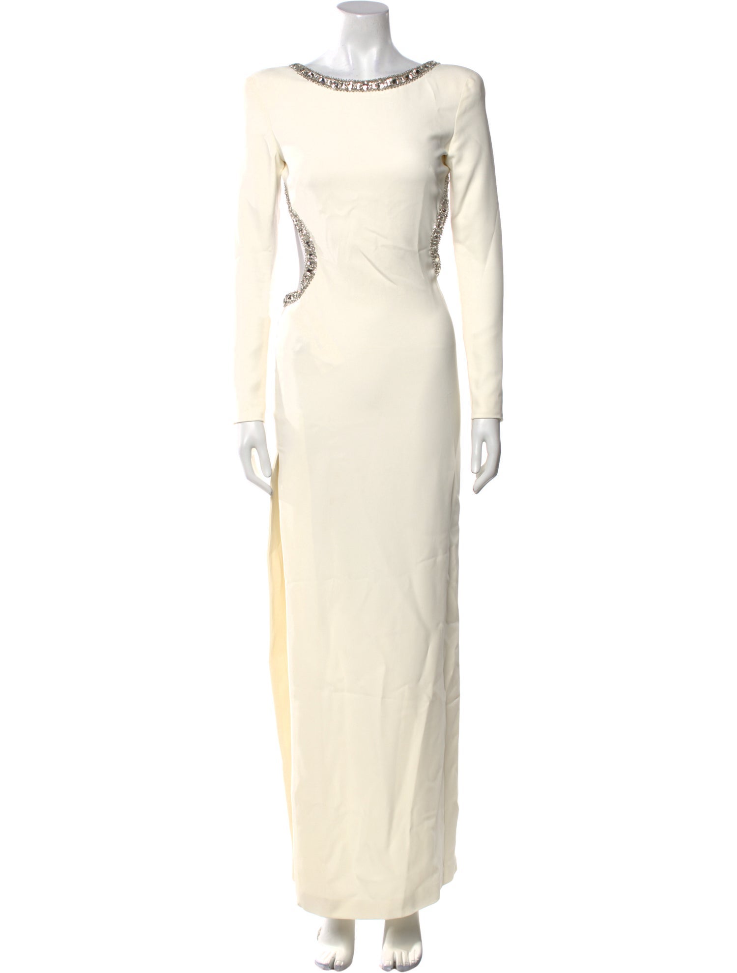 Alessandra Rich Scoop Neck Long Dress