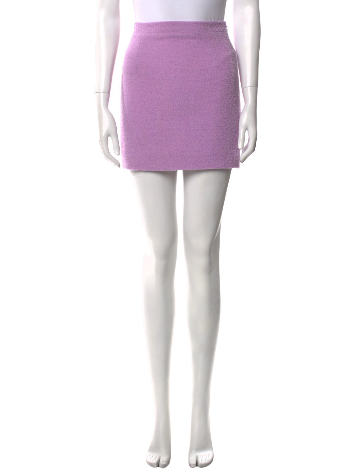 Alessandra Rich Virgin Wool Mini Skirt