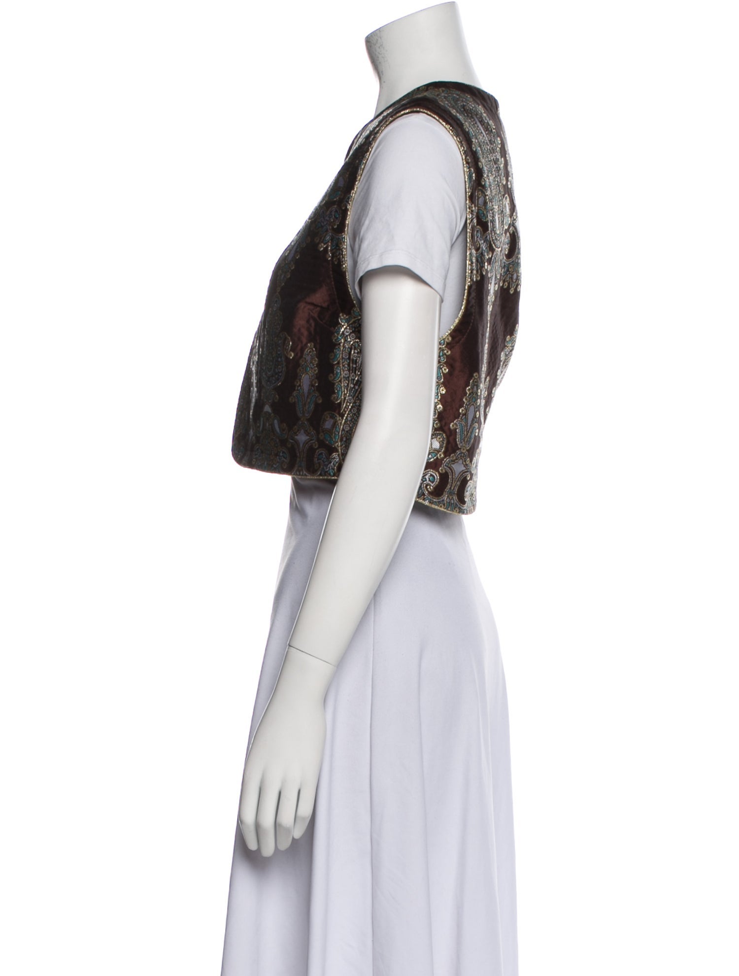 Alessandra Rich Printed Vest