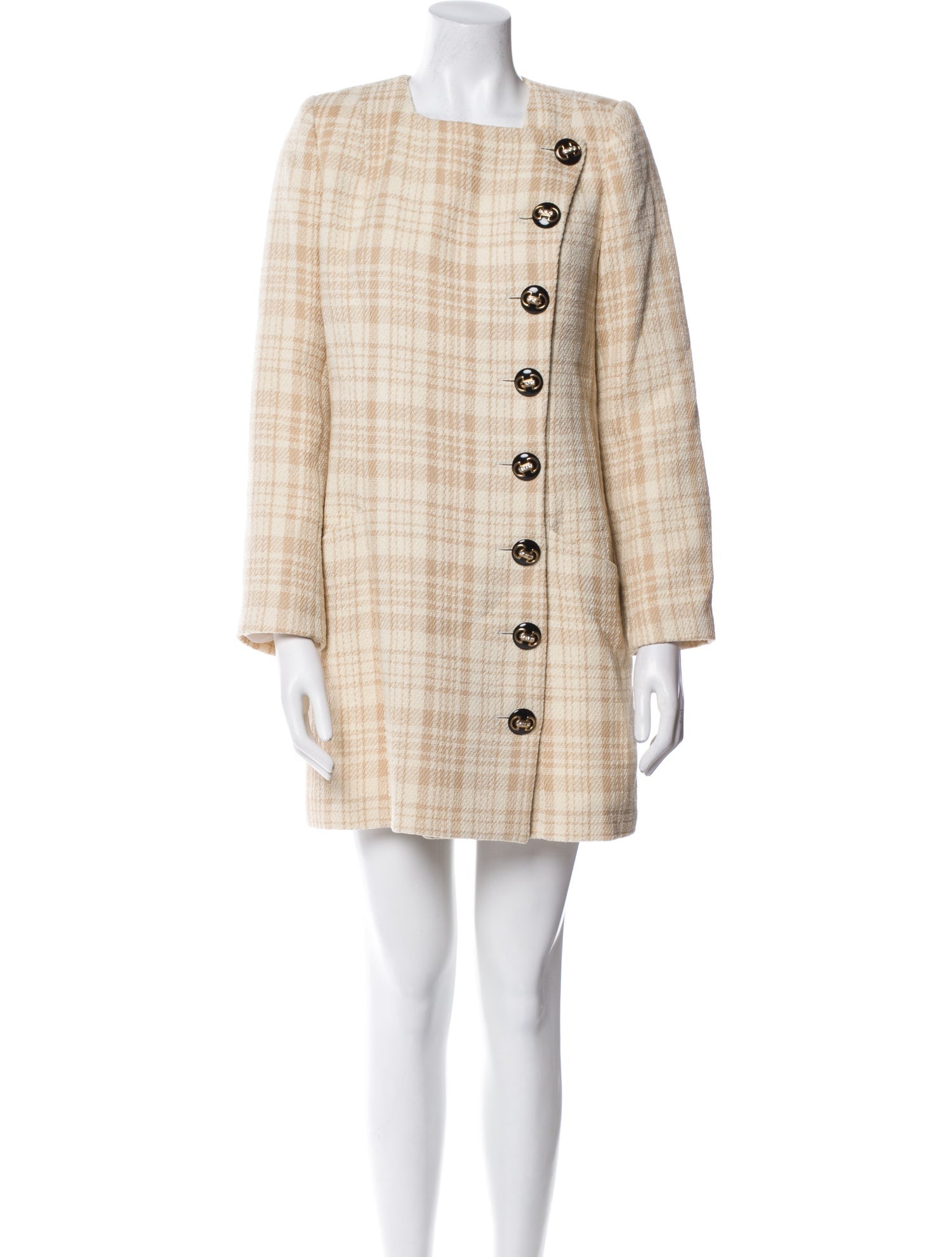 Alessandra Rich Wool Mini Dress