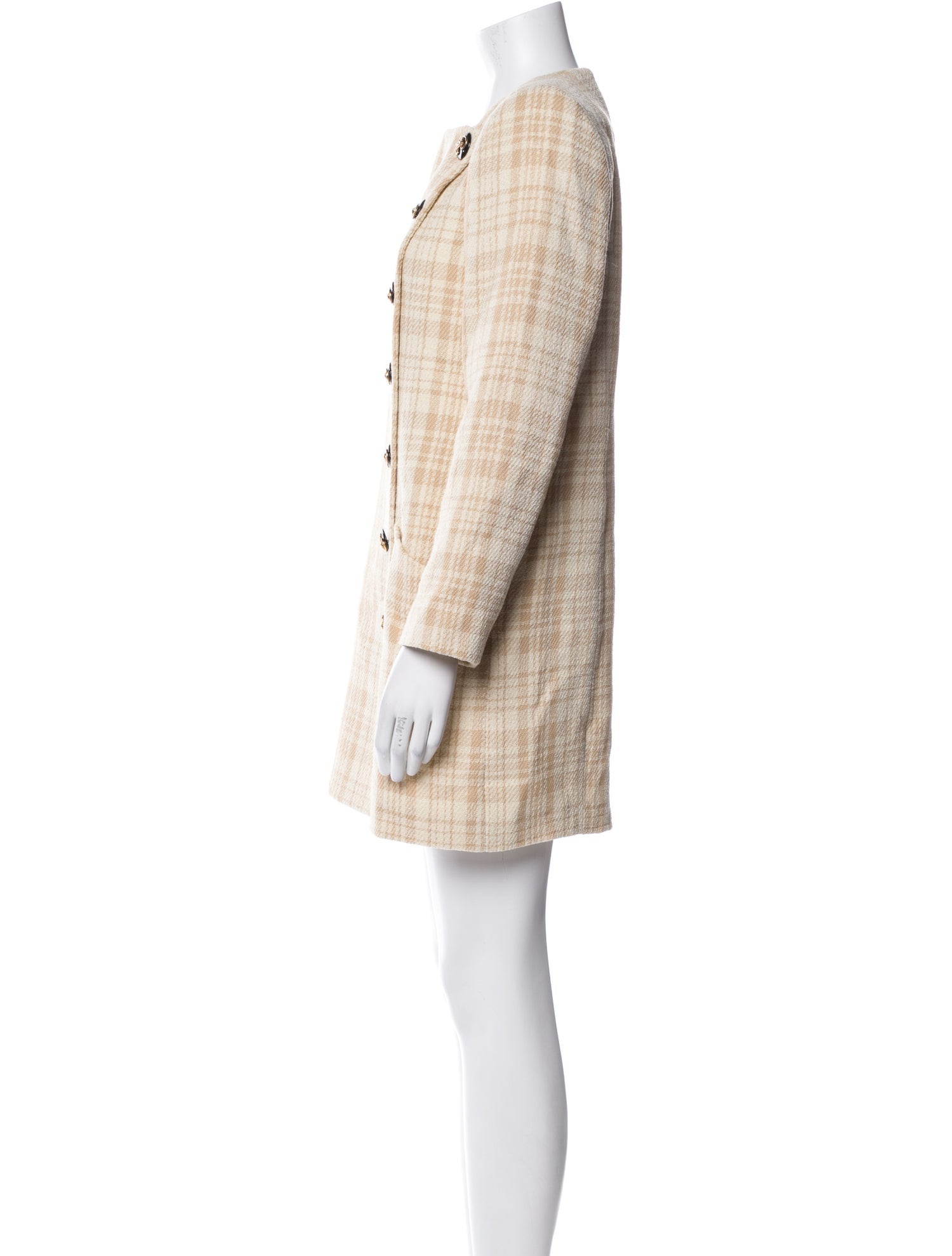 Alessandra Rich Wool Mini Dress