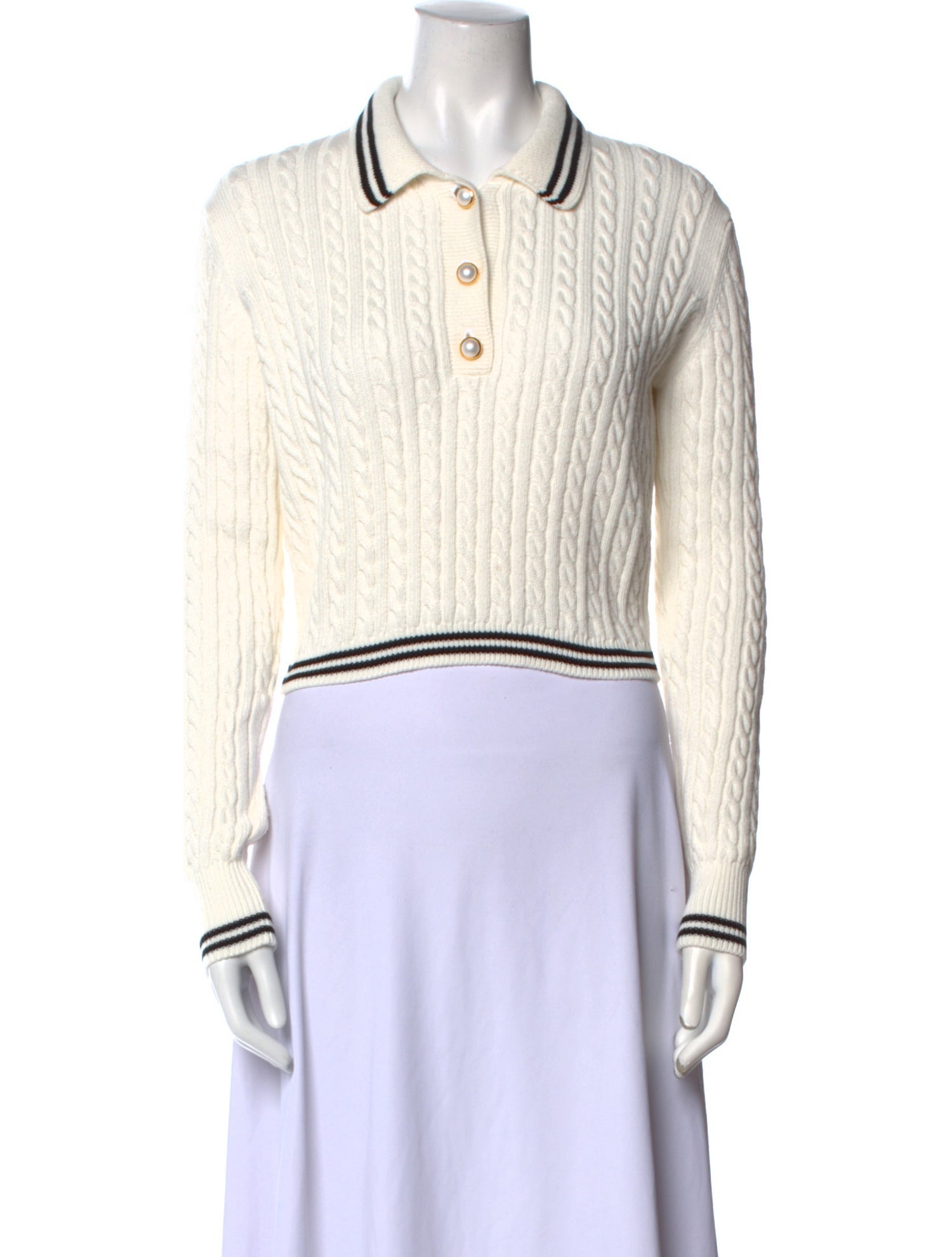 Alessandra Rich Crew Neck Sweater