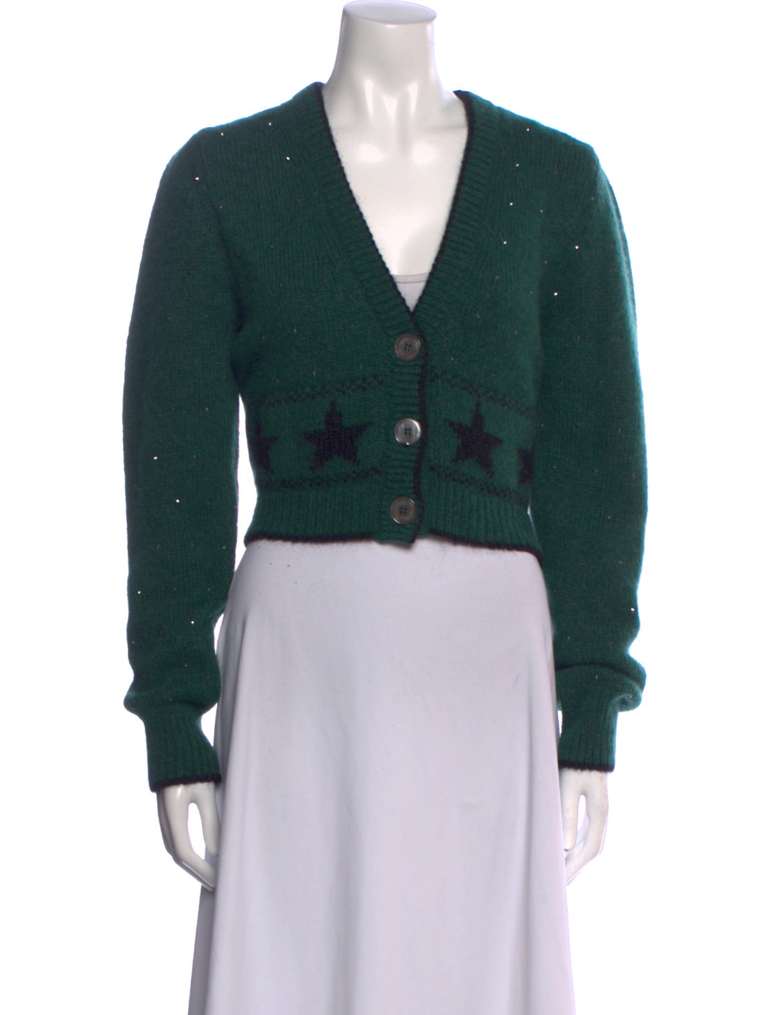 Alessandra Rich V-Neck Sweater