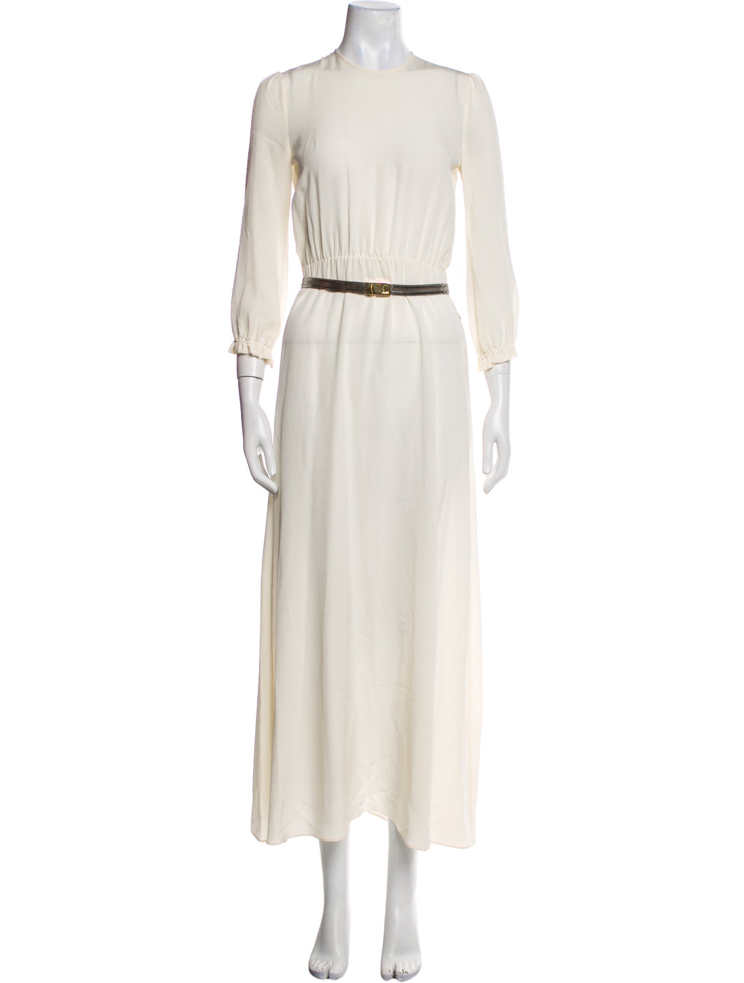 Alessandra Rich Silk Long Dress