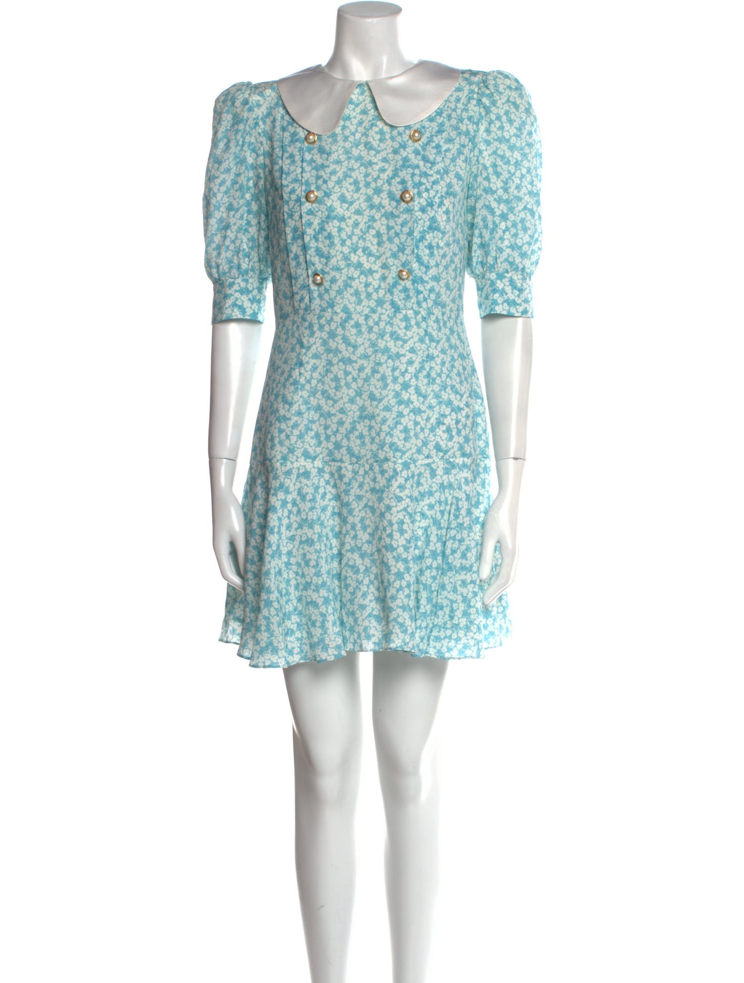 Alessandra Rich Silk Mini Dress