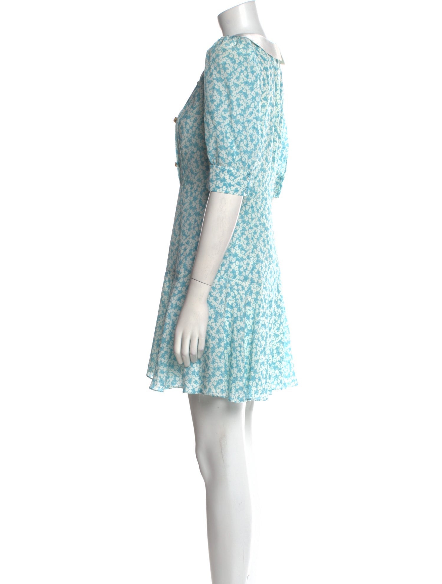 Alessandra Rich Silk Mini Dress