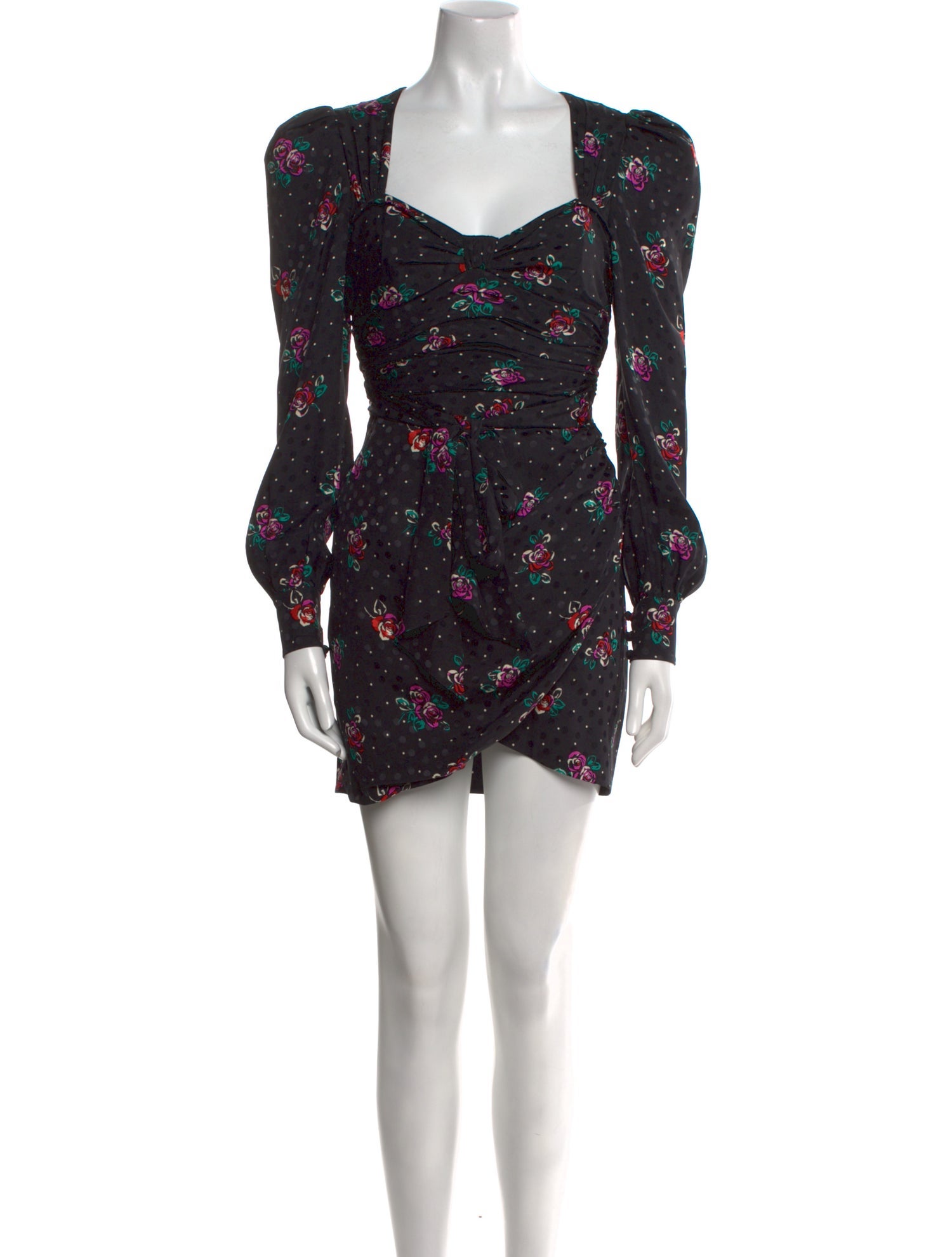 Alessandra Rich Silk Mini Dress