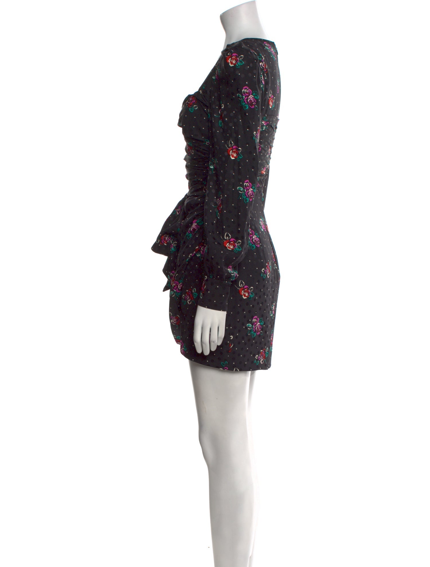 Alessandra Rich Silk Mini Dress