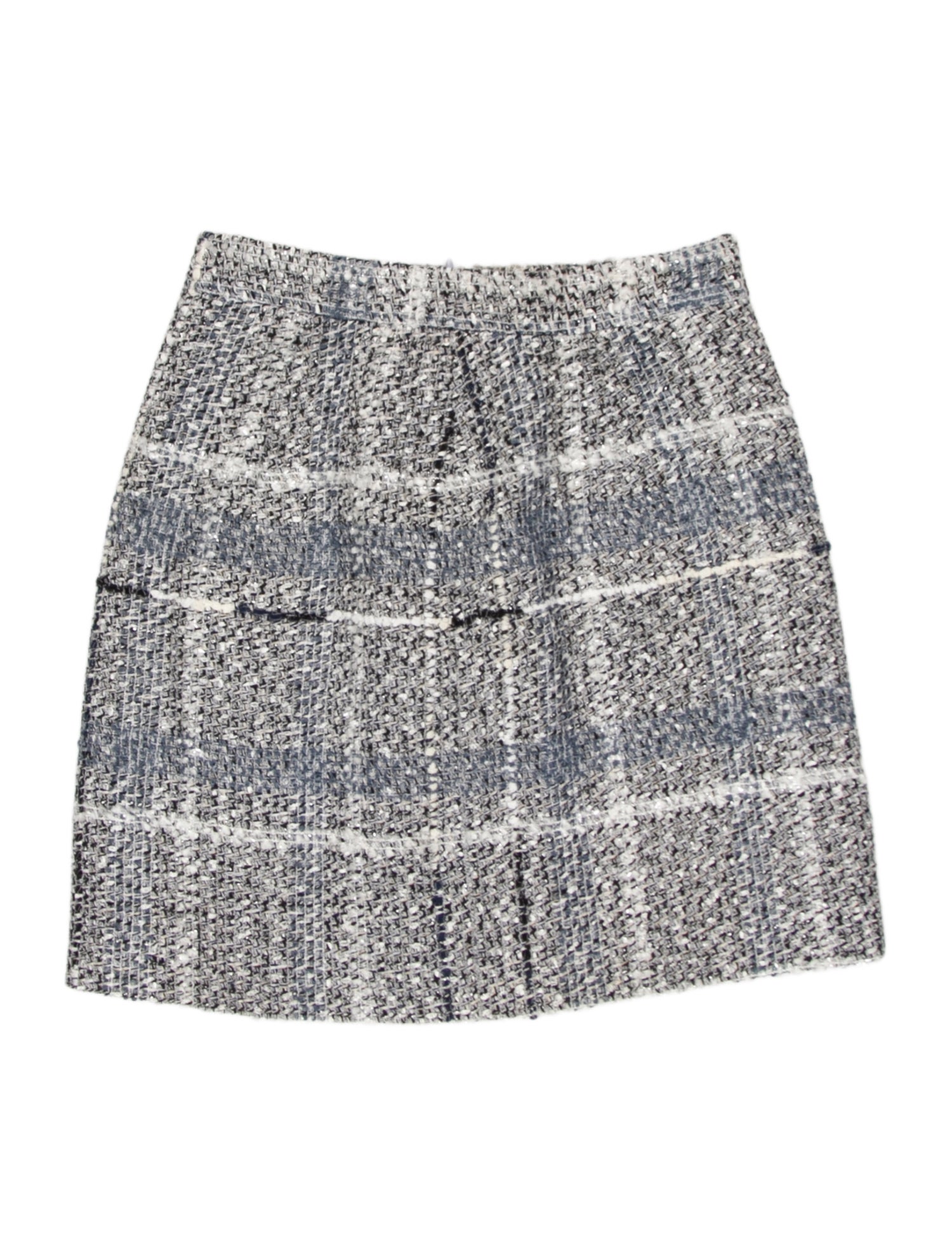 Alessandra Rich Glitter Accents Mini Skirt