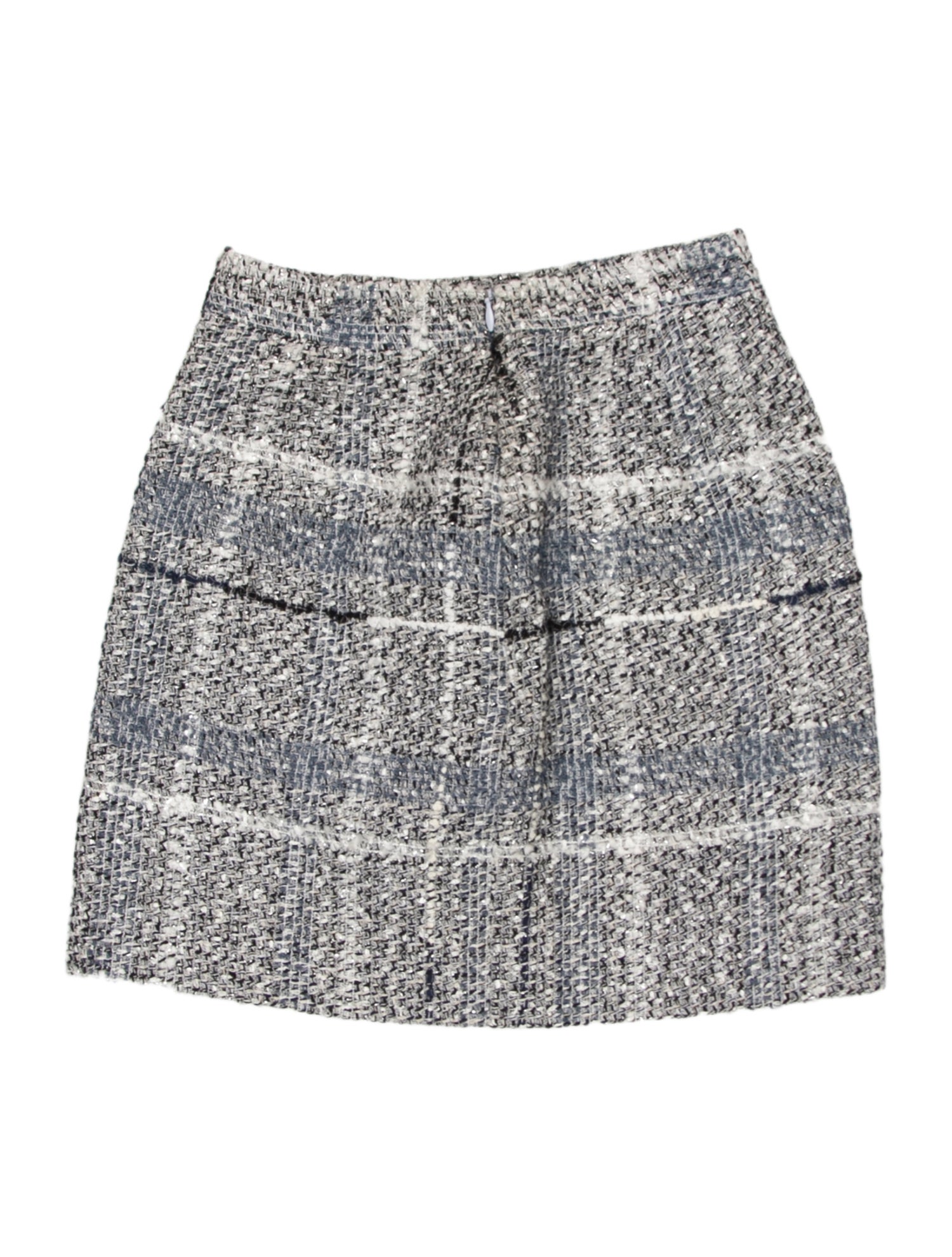 Alessandra Rich Glitter Accents Mini Skirt