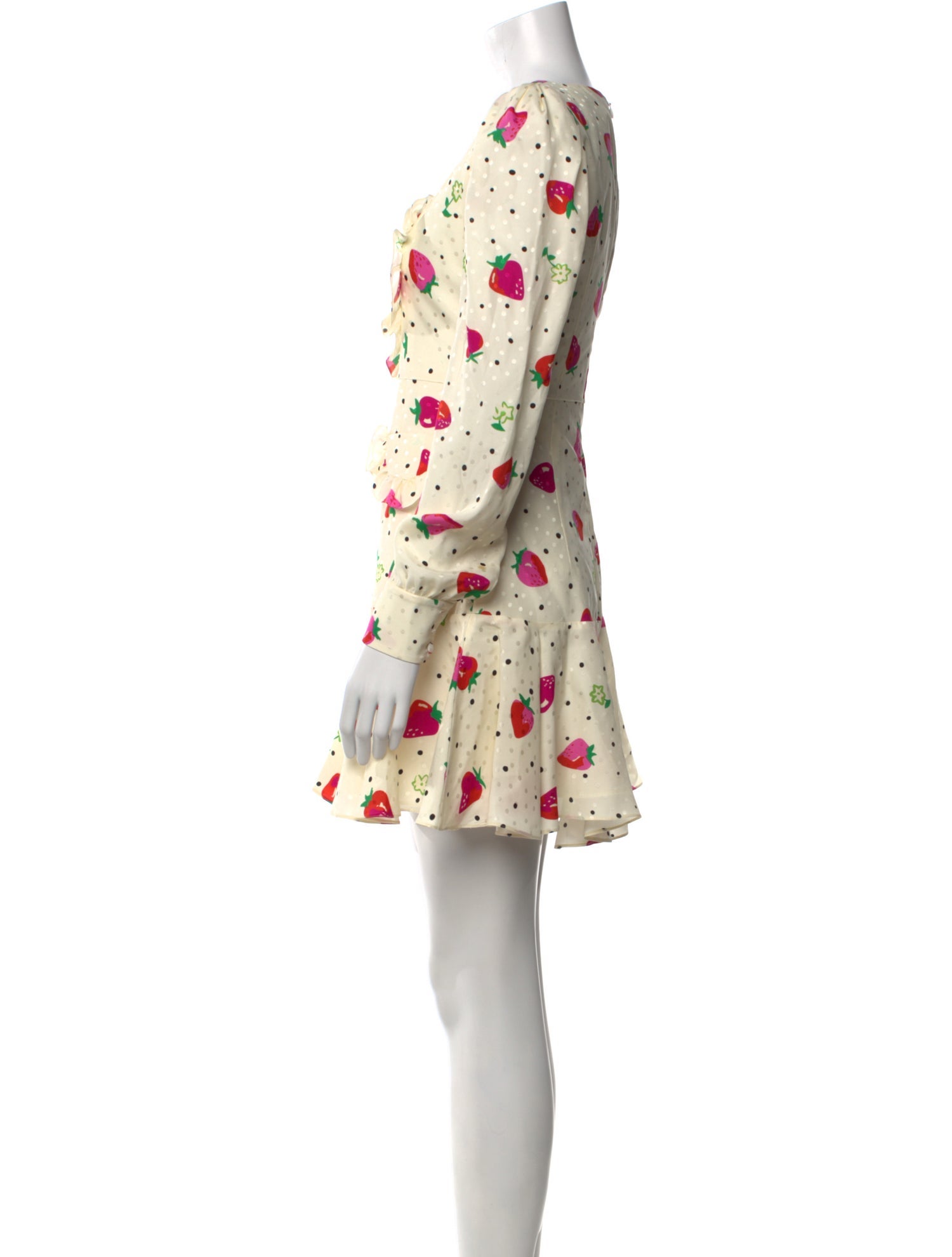 Alessandra Rich Silk Mini Dress