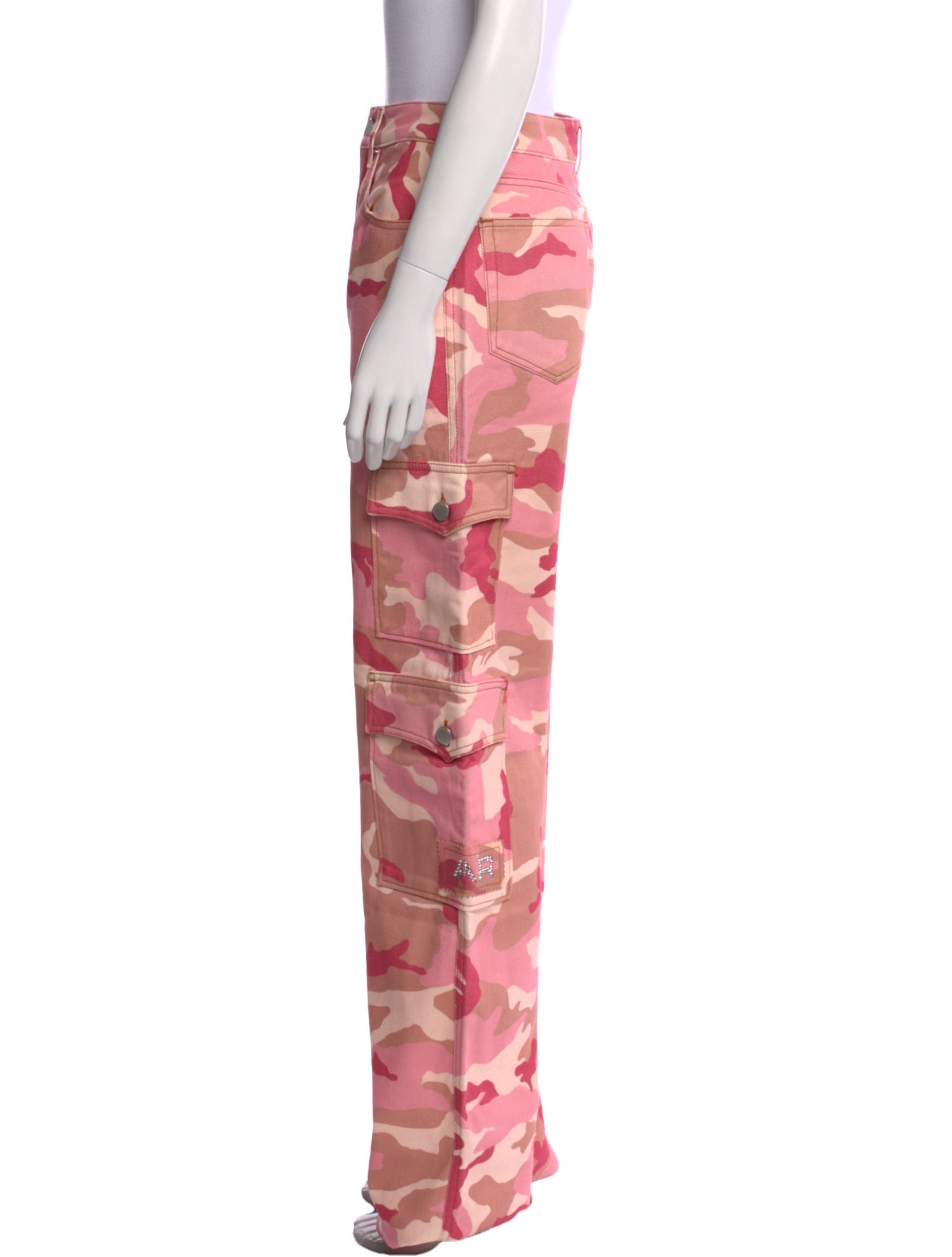 Alessandra Rich Printed Wide Leg Pants w/ Tags