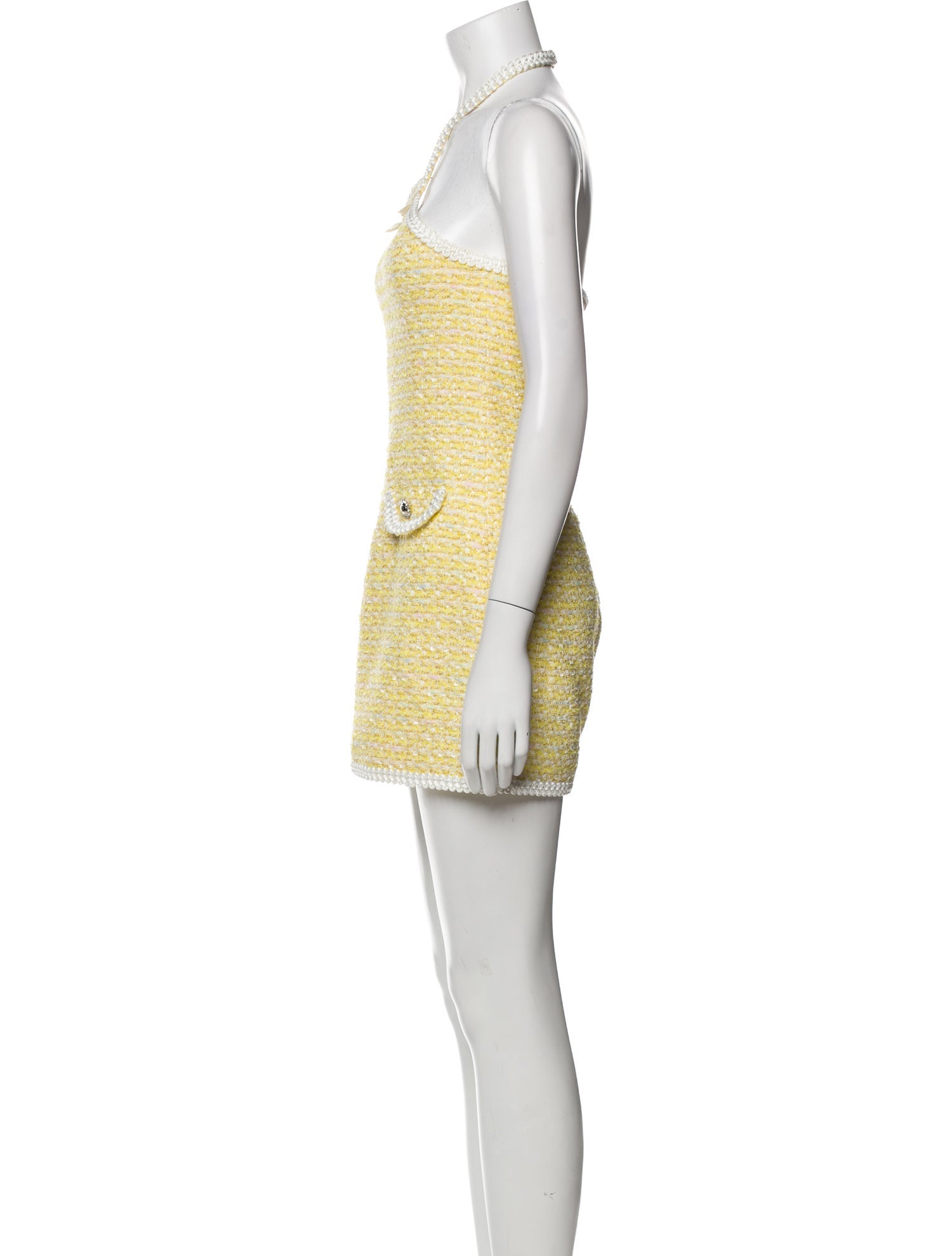 Alessandra Rich Wool Mini Dress