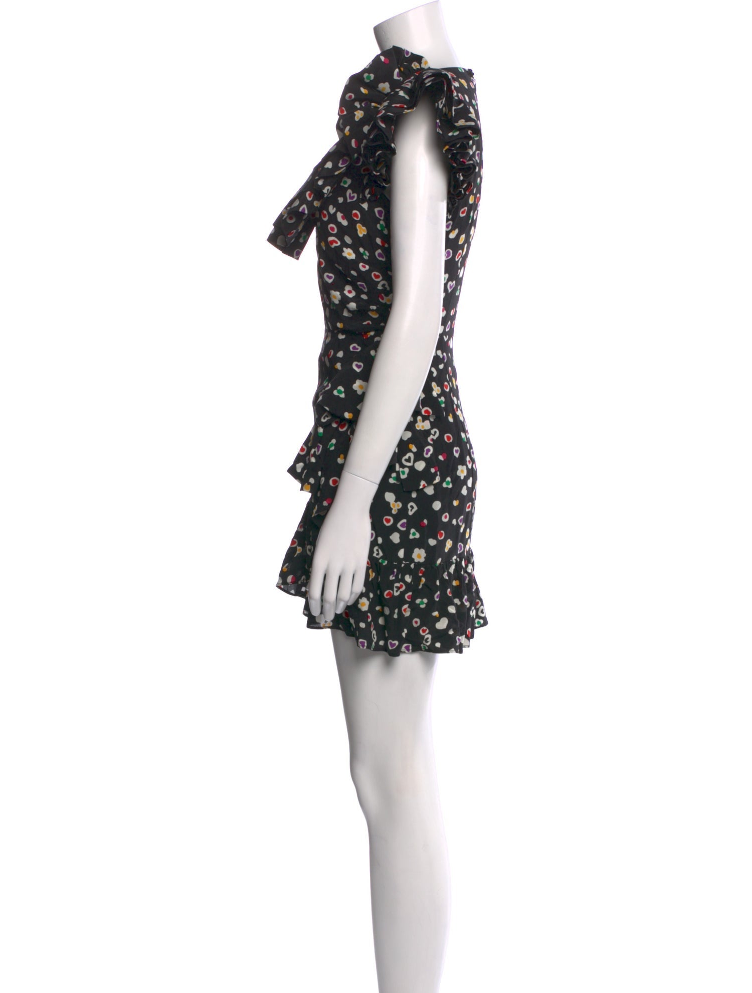 Alessandra Rich Silk Mini Dress