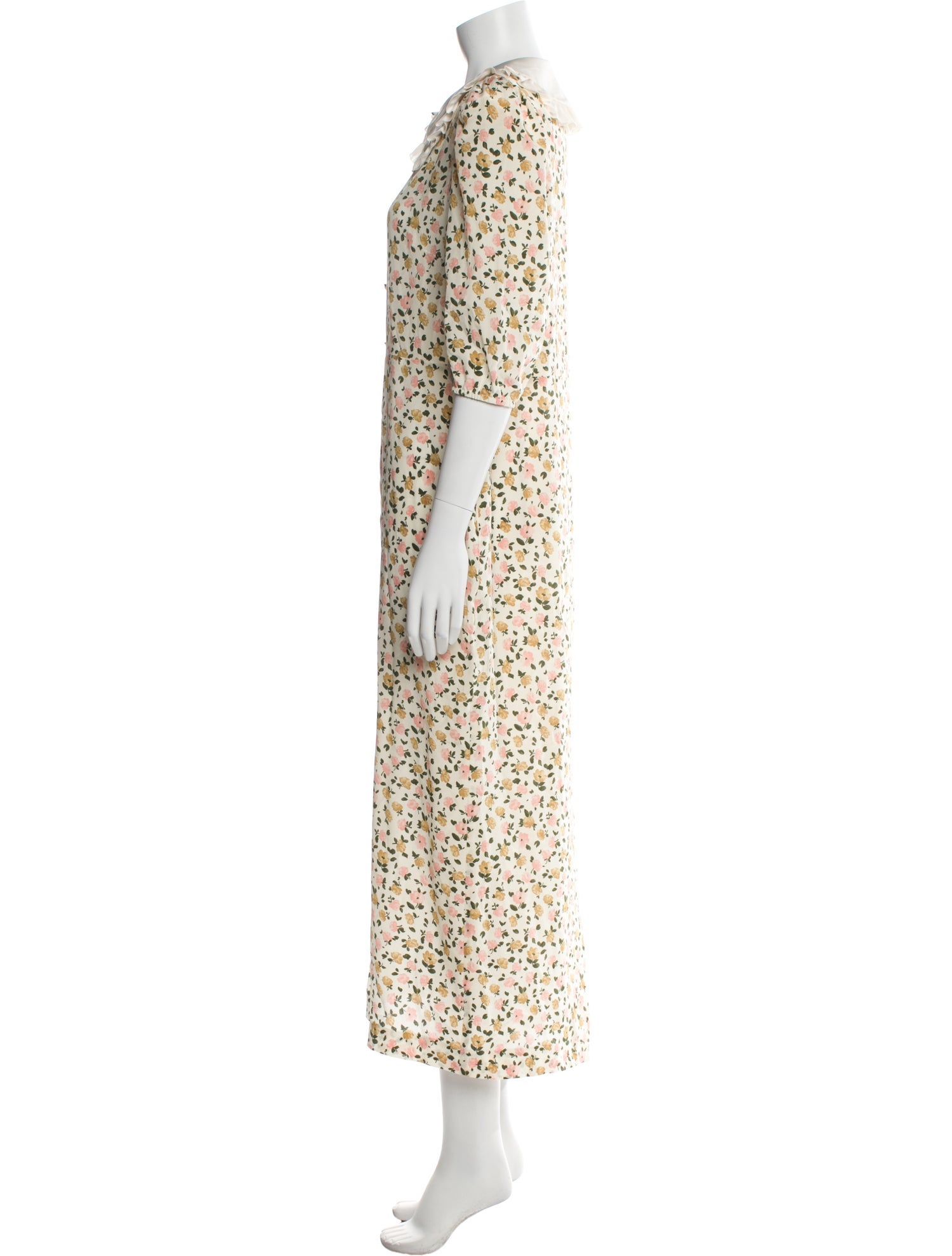 Alessandra Rich Silk Long Dress