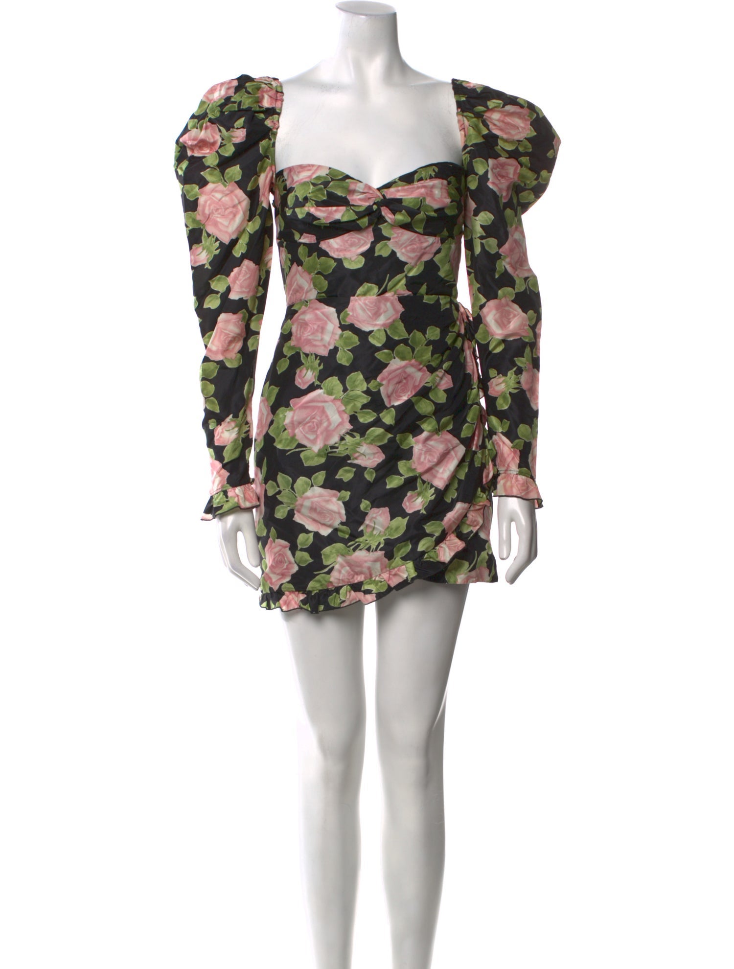 Alessandra Rich Silk Mini Dress