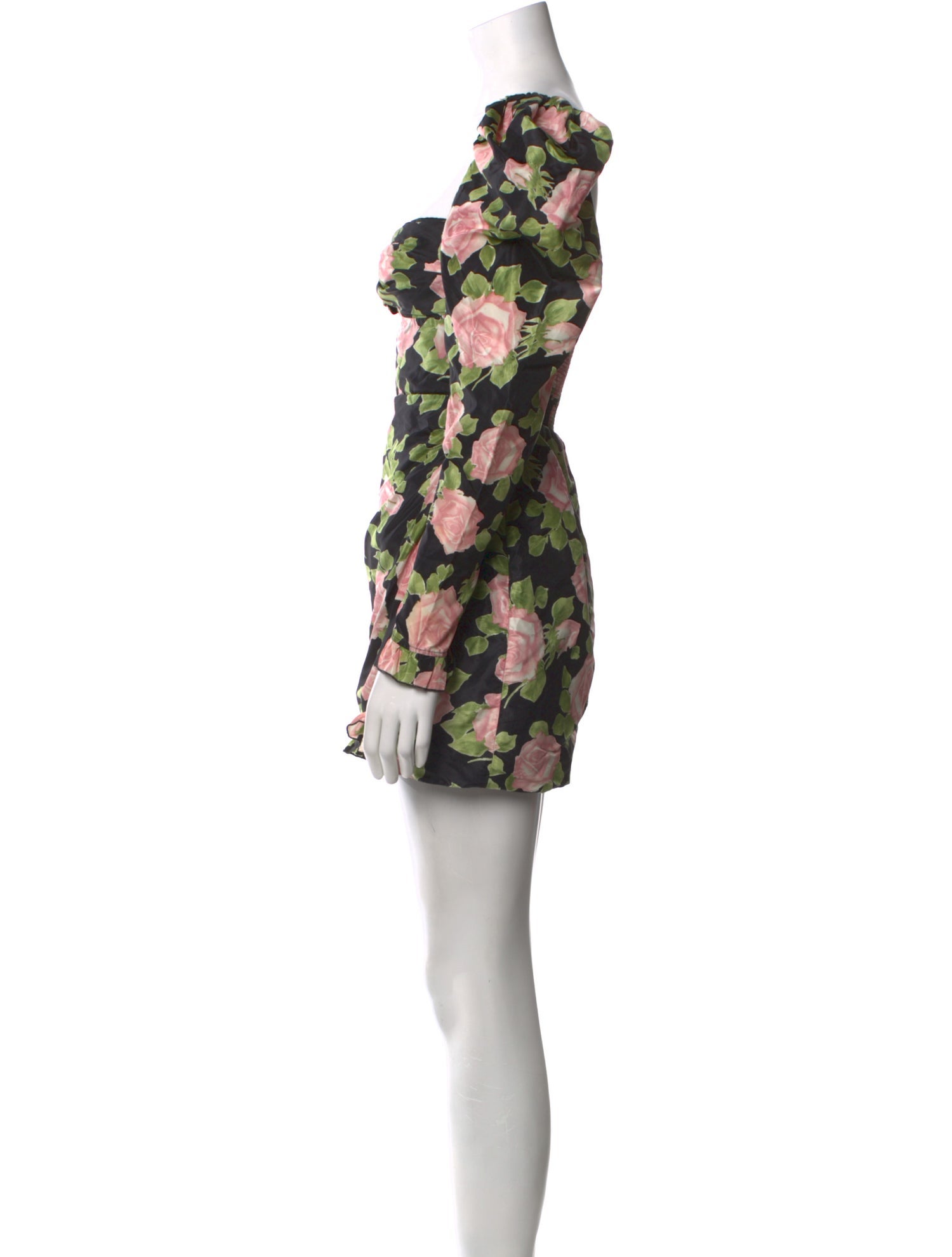 Alessandra Rich Silk Mini Dress