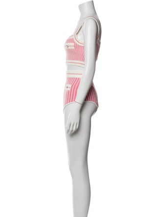 Alessandra Rich Striped Short Set w/ Tags