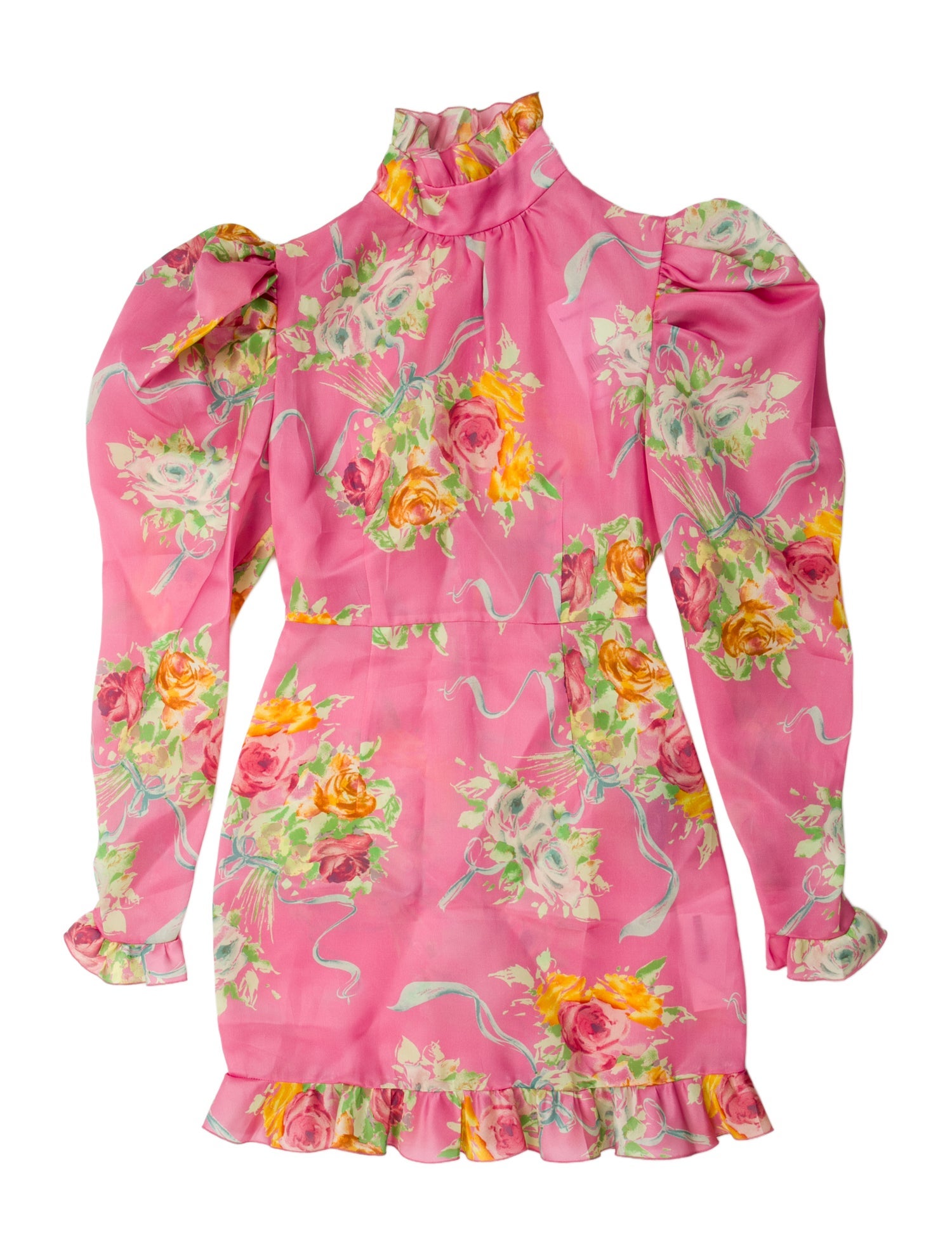 Alessandra Rich Silk Mini Dress