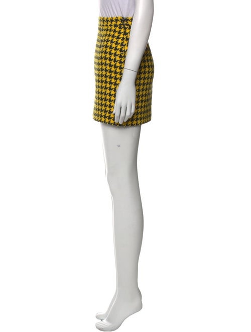 Alessandra Rich Wool Mini Skirt