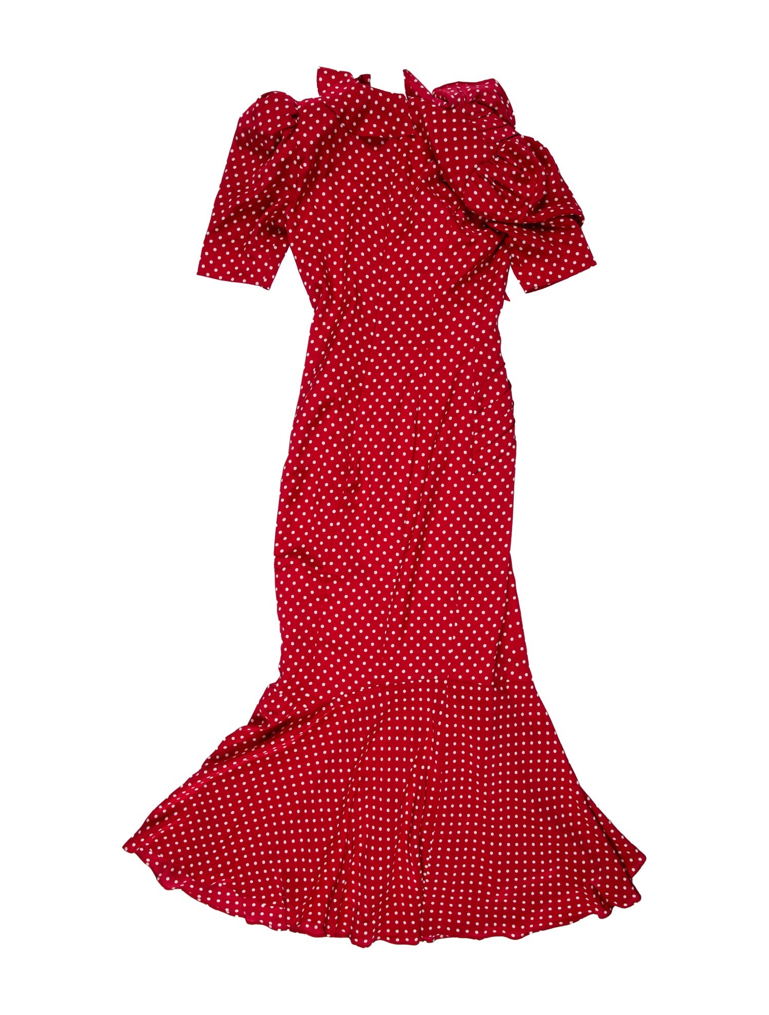 Alessandra Rich Silk Long Dress