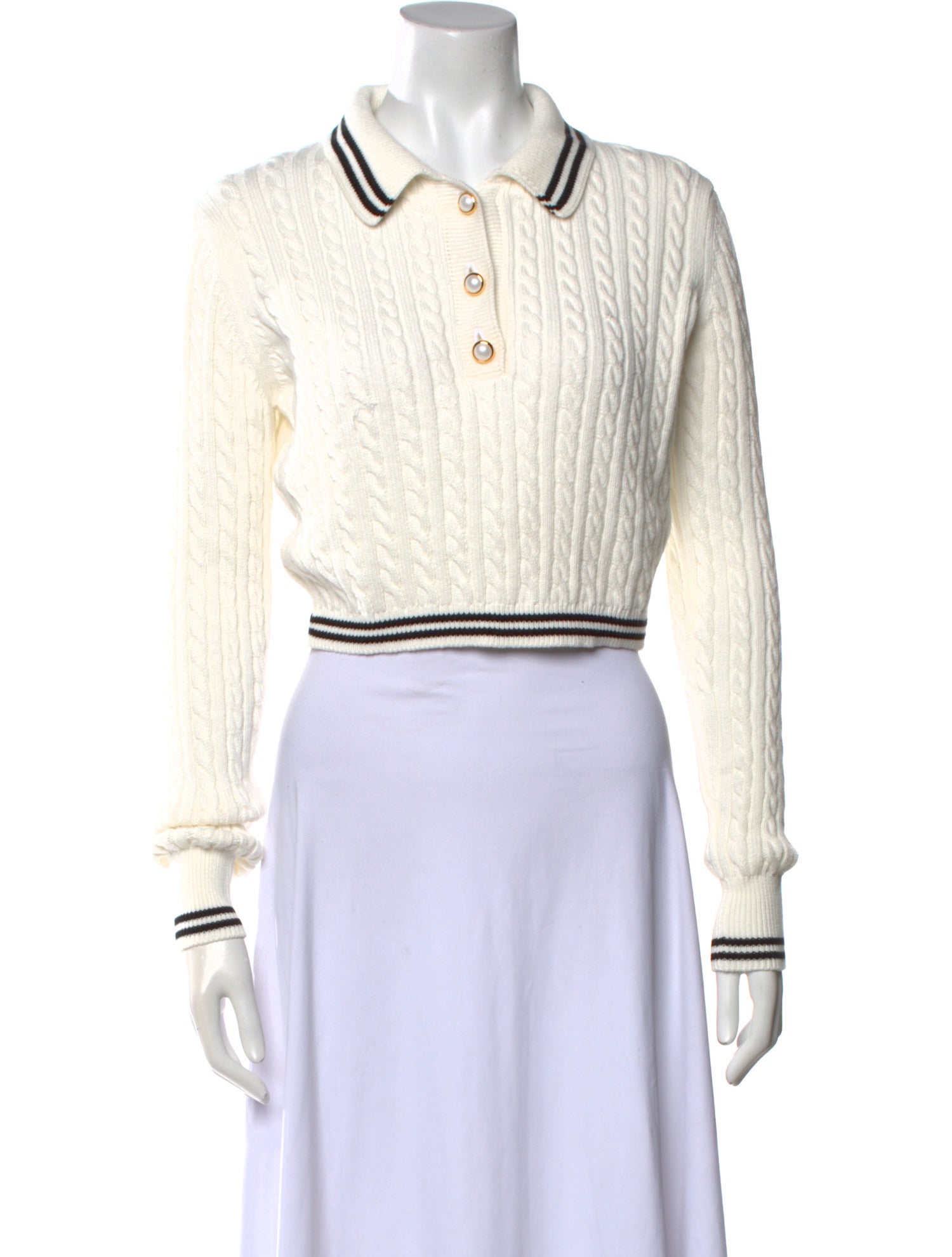 Alessandra Rich Crew Neck Sweater