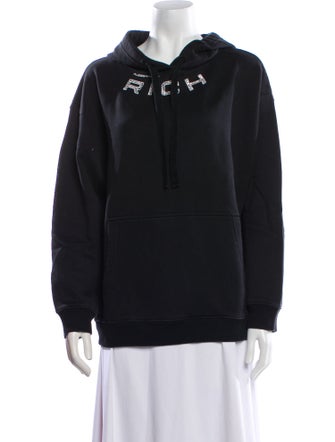 Alessandra Rich Crew Neck Long Sleeve Sweatshirt