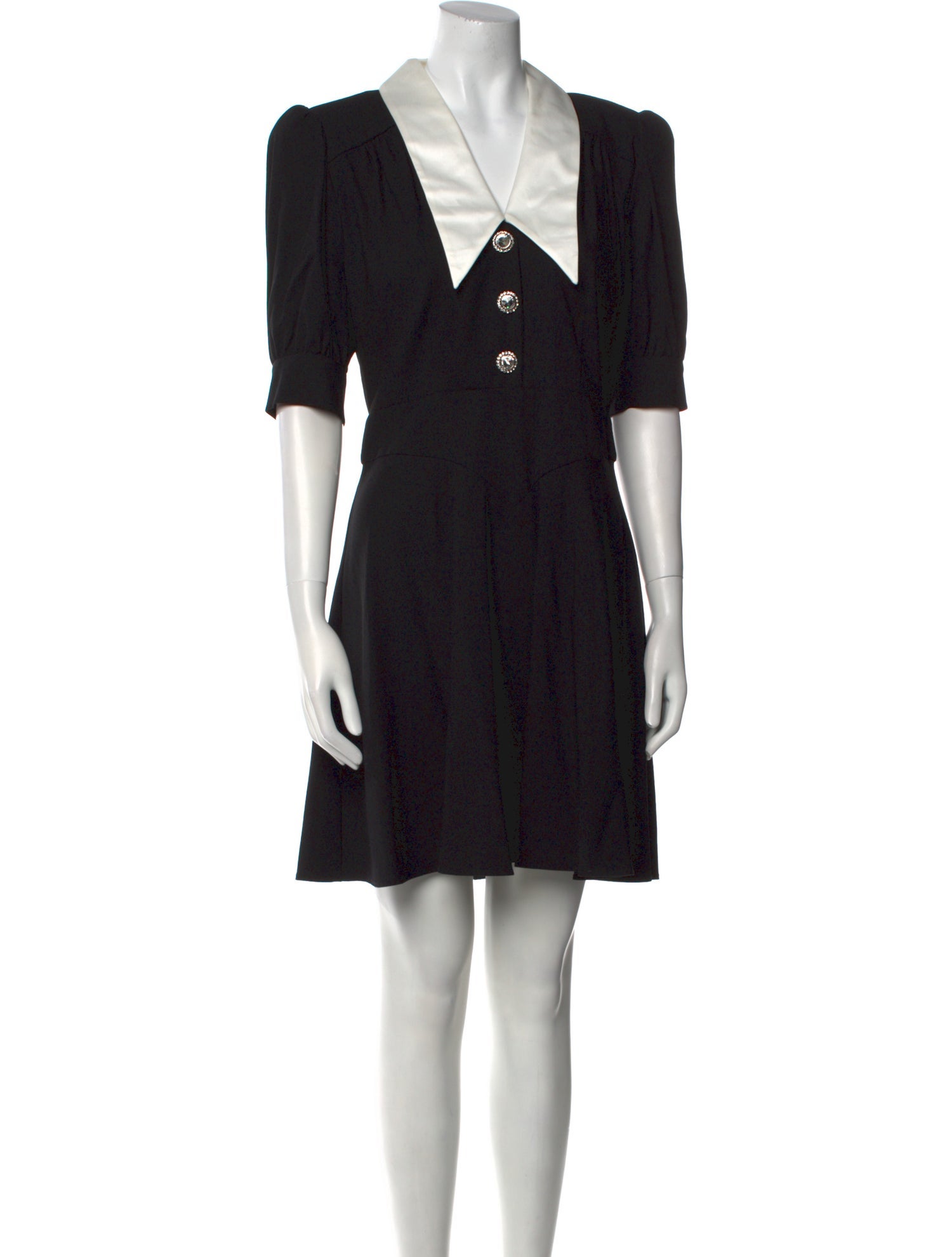 Alessandra Rich Wool Mini Dress w/ Tags