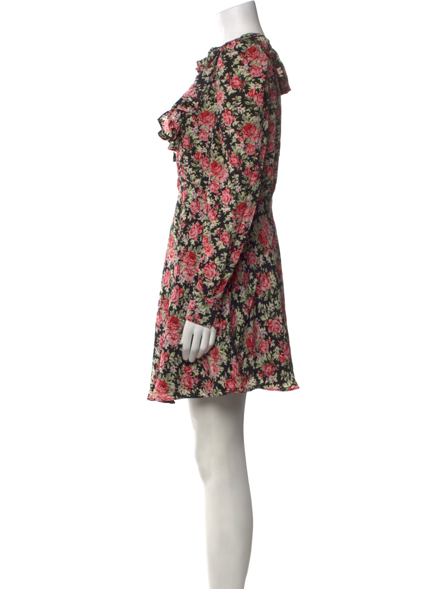 Alessandra Rich Silk Mini Dress