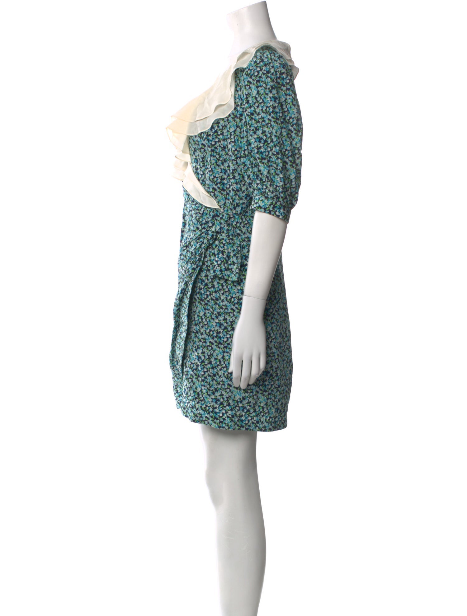 Alessandra Rich Silk Mini Dress