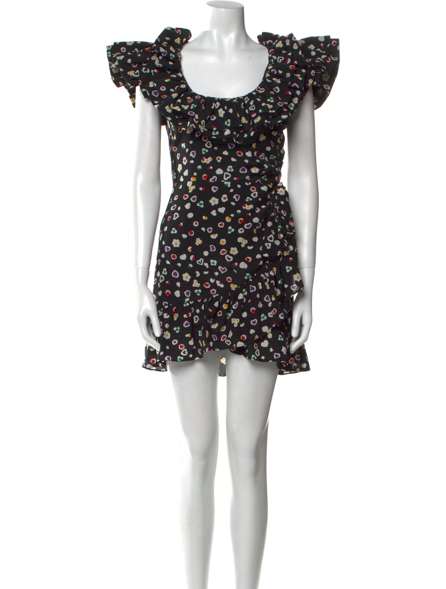 Alessandra Rich Silk Mini Dress