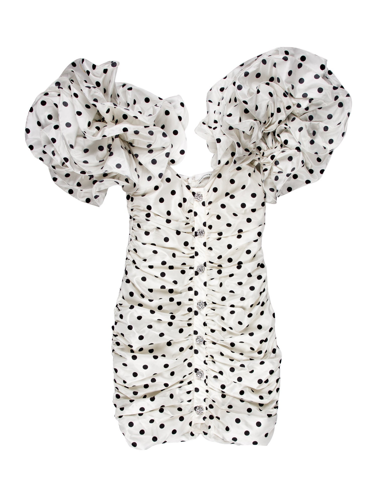 Alessandra Rich Silk Mini Dress