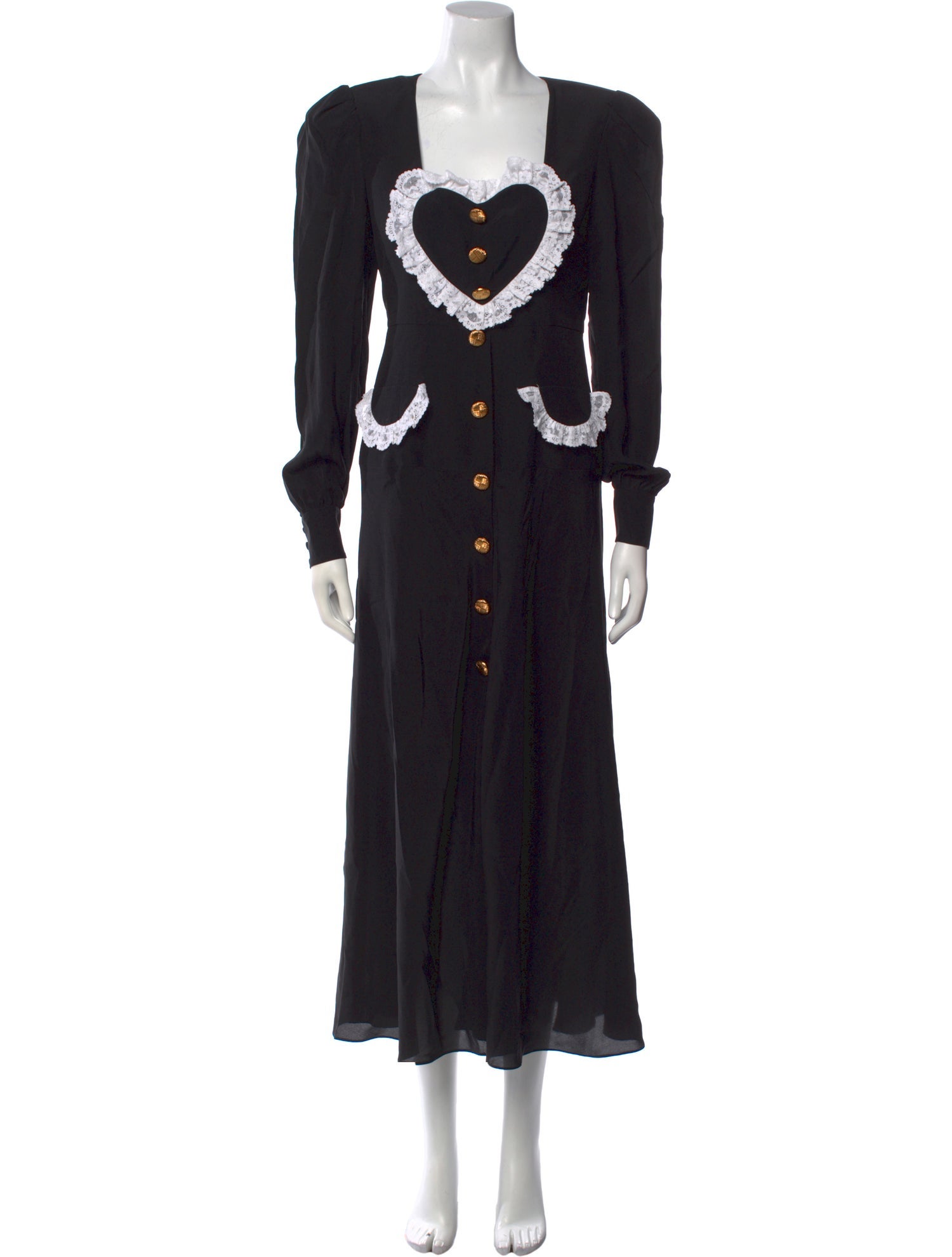 Alessandra Rich Silk Long Dress