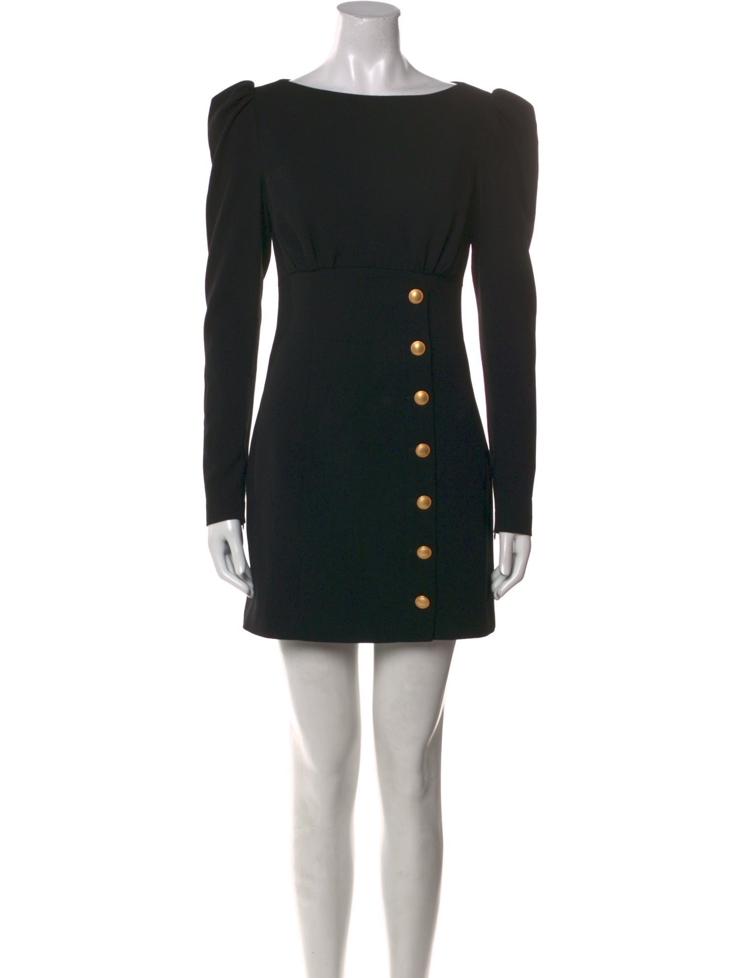 Alessandra Rich Virgin Wool Mini Dress