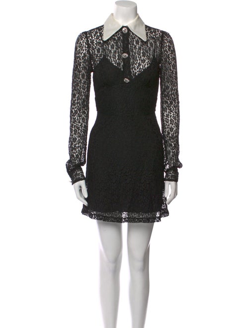 Alessandra Rich Silk Mini Dress