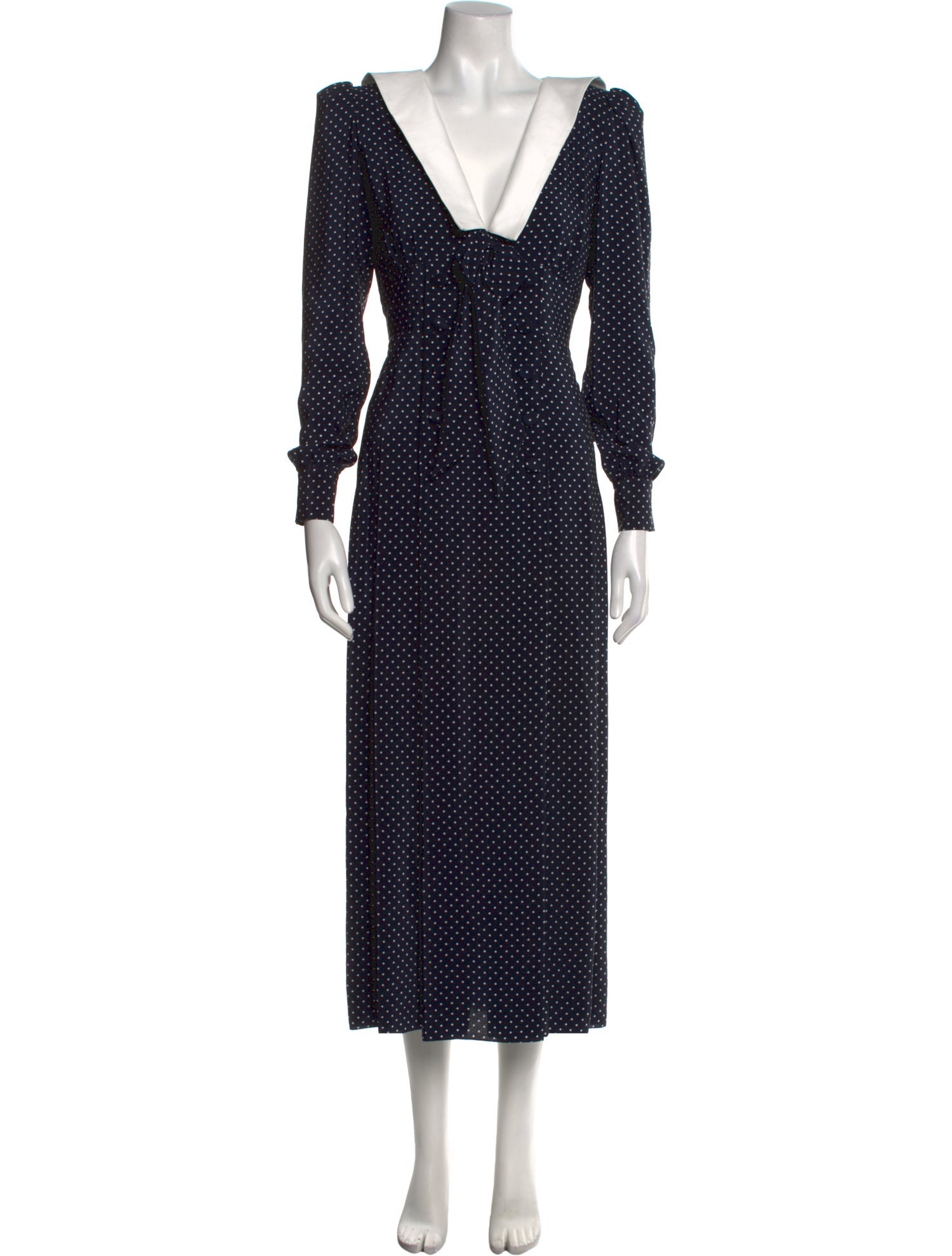 Alessandra Rich Silk Long Dress