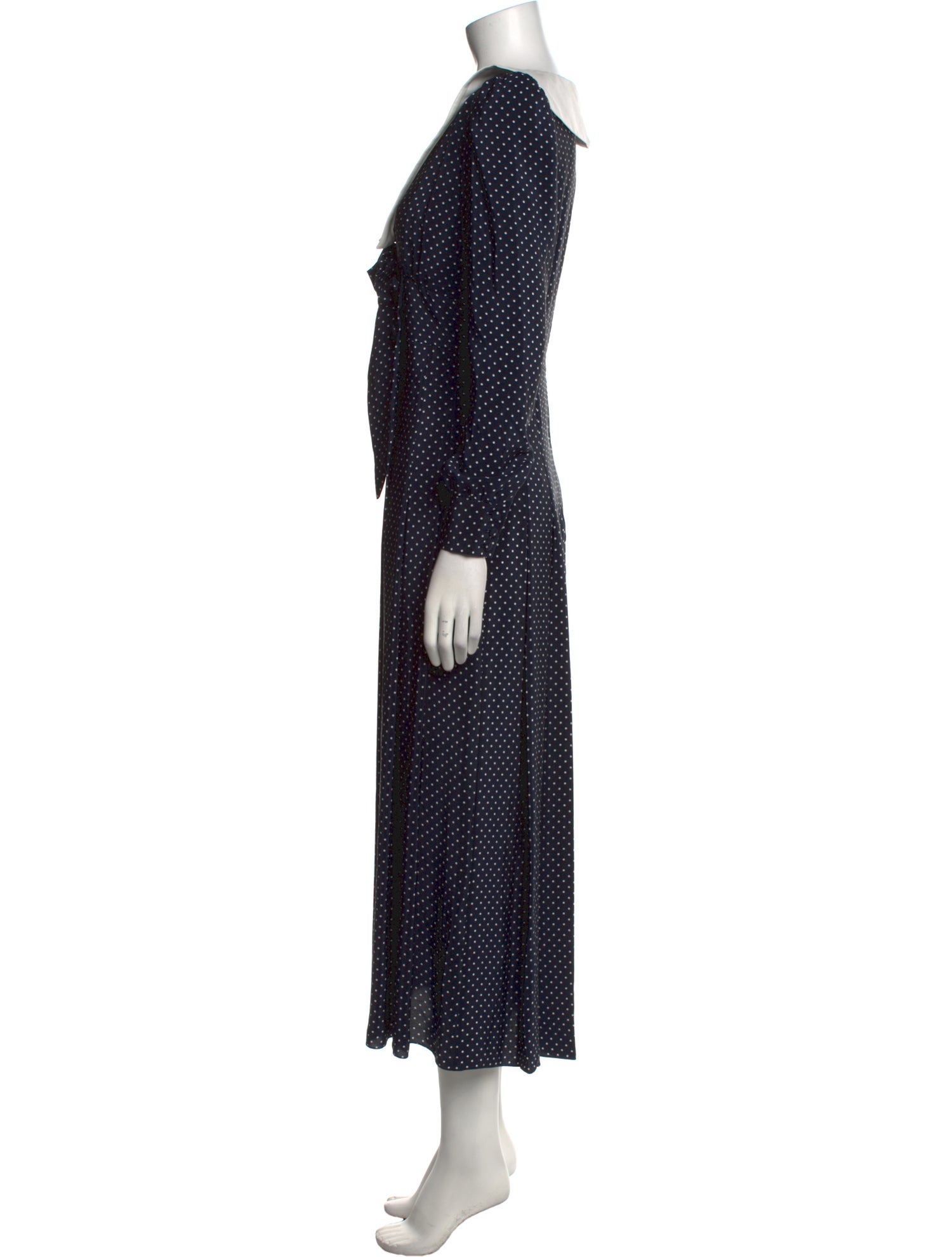 Alessandra Rich Silk Long Dress